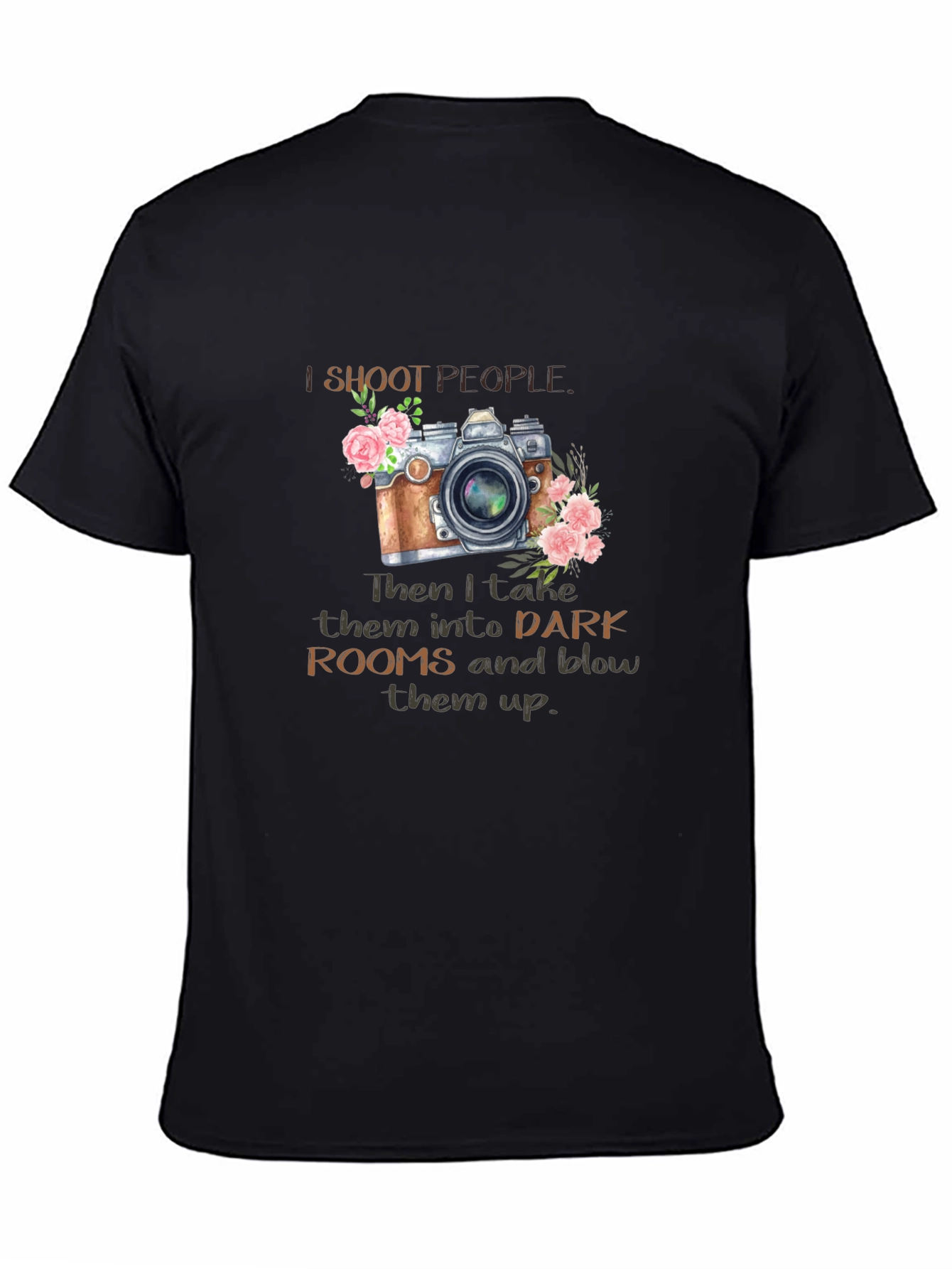I Shoot People Camera Graphic T-Shirt