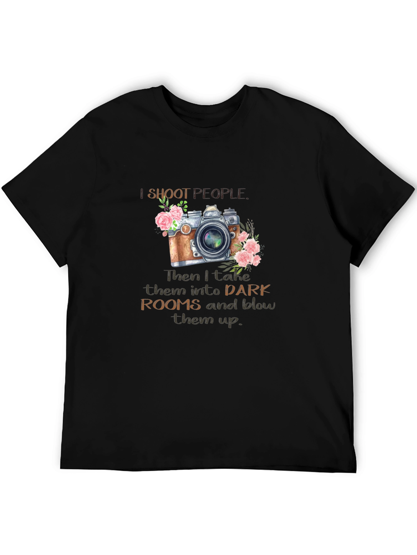 I Shoot People Camera Graphic T-Shirt