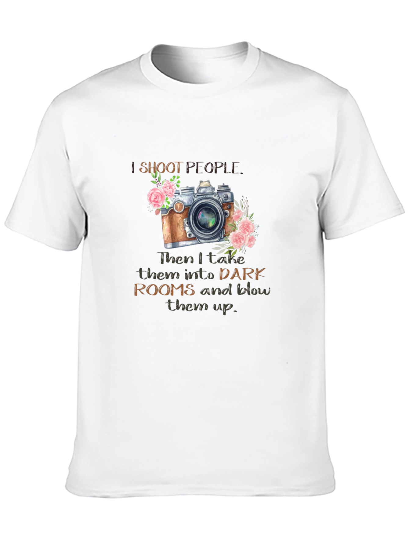 I Shoot People Camera Graphic T-Shirt