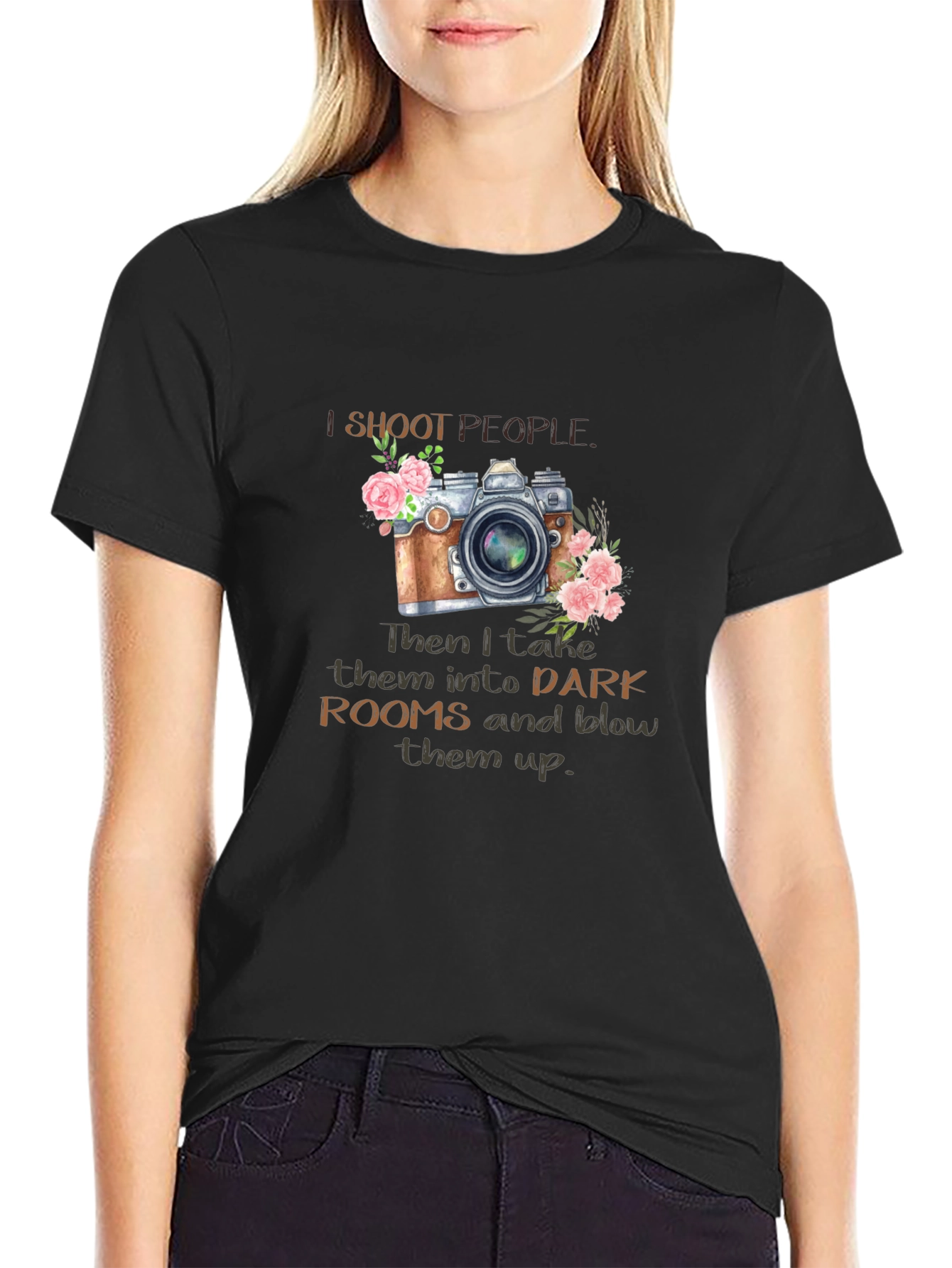 I Shoot People Camera Graphic T-Shirt