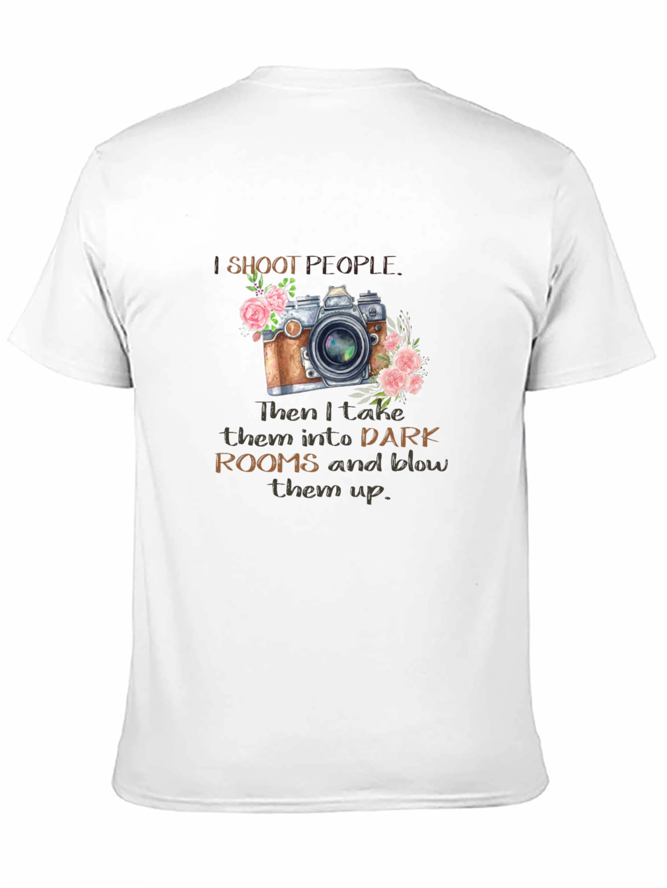 I Shoot People Camera Graphic T-Shirt