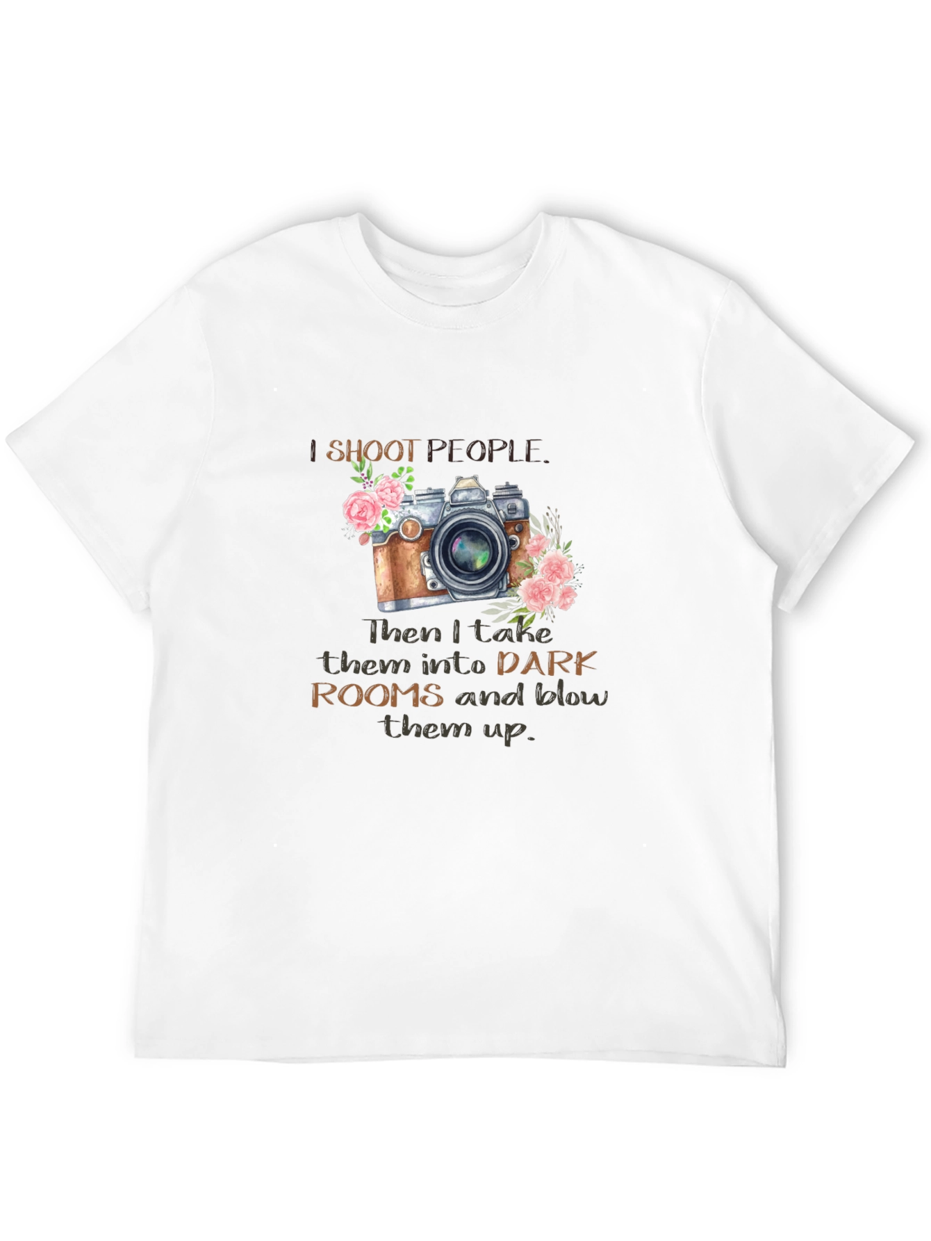 I Shoot People Camera Graphic T-Shirt