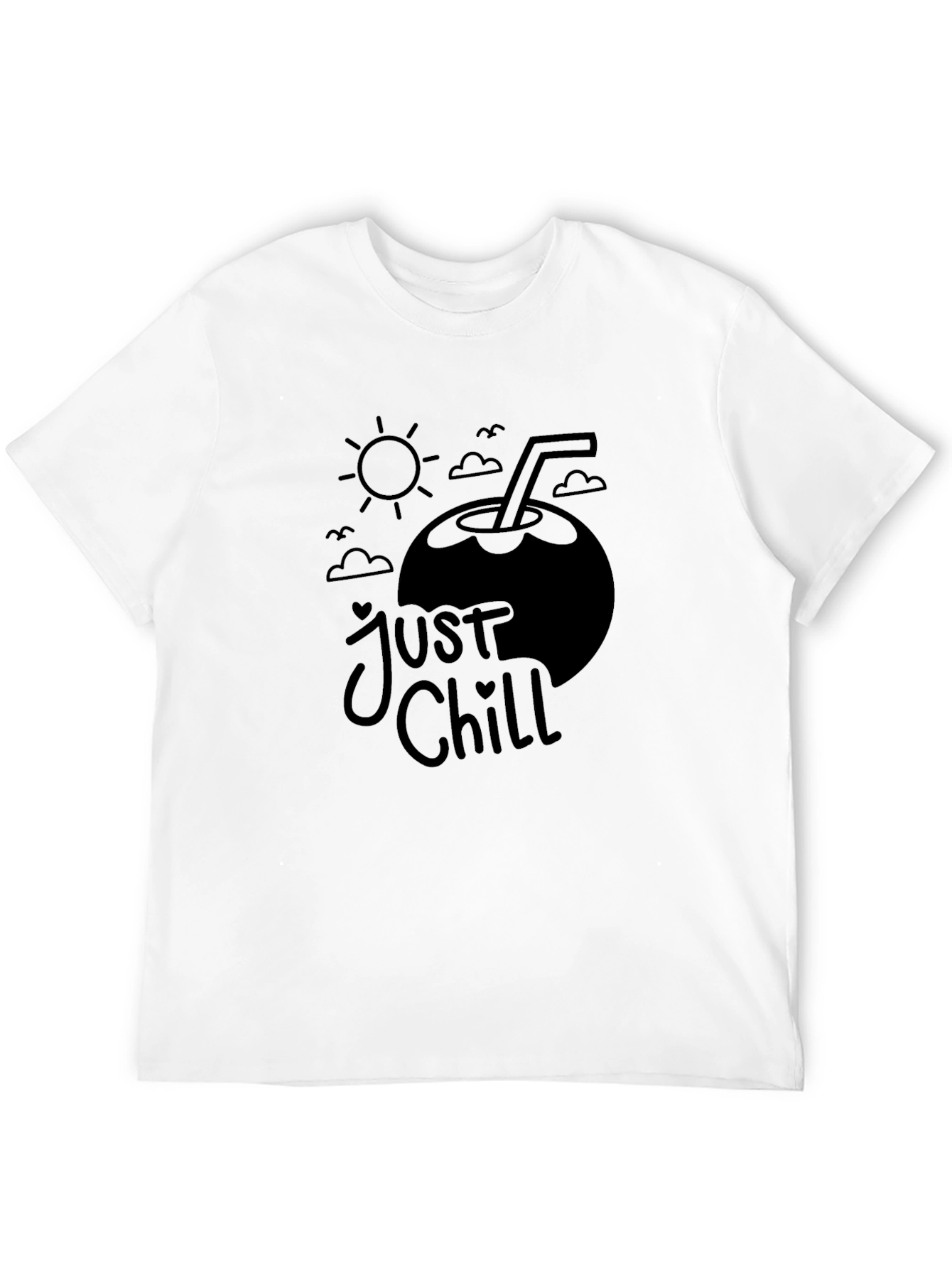 Just Chill Coconut T-Shirt - Relaxed Vibe