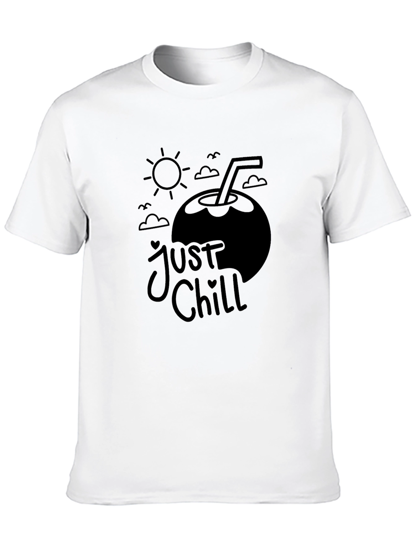 Just Chill Coconut T-Shirt - Relaxed Vibe