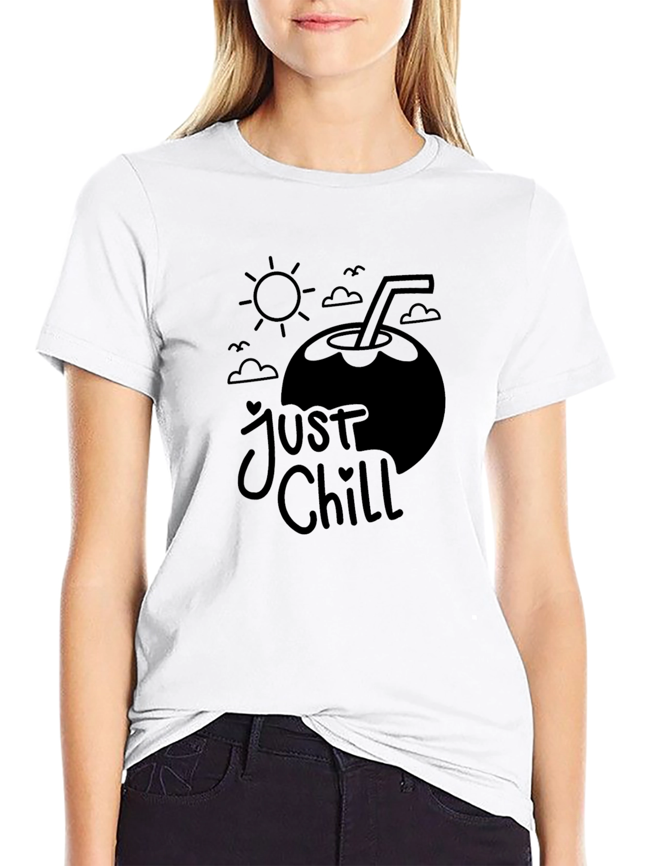 Just Chill Coconut T-Shirt - Relaxed Vibe