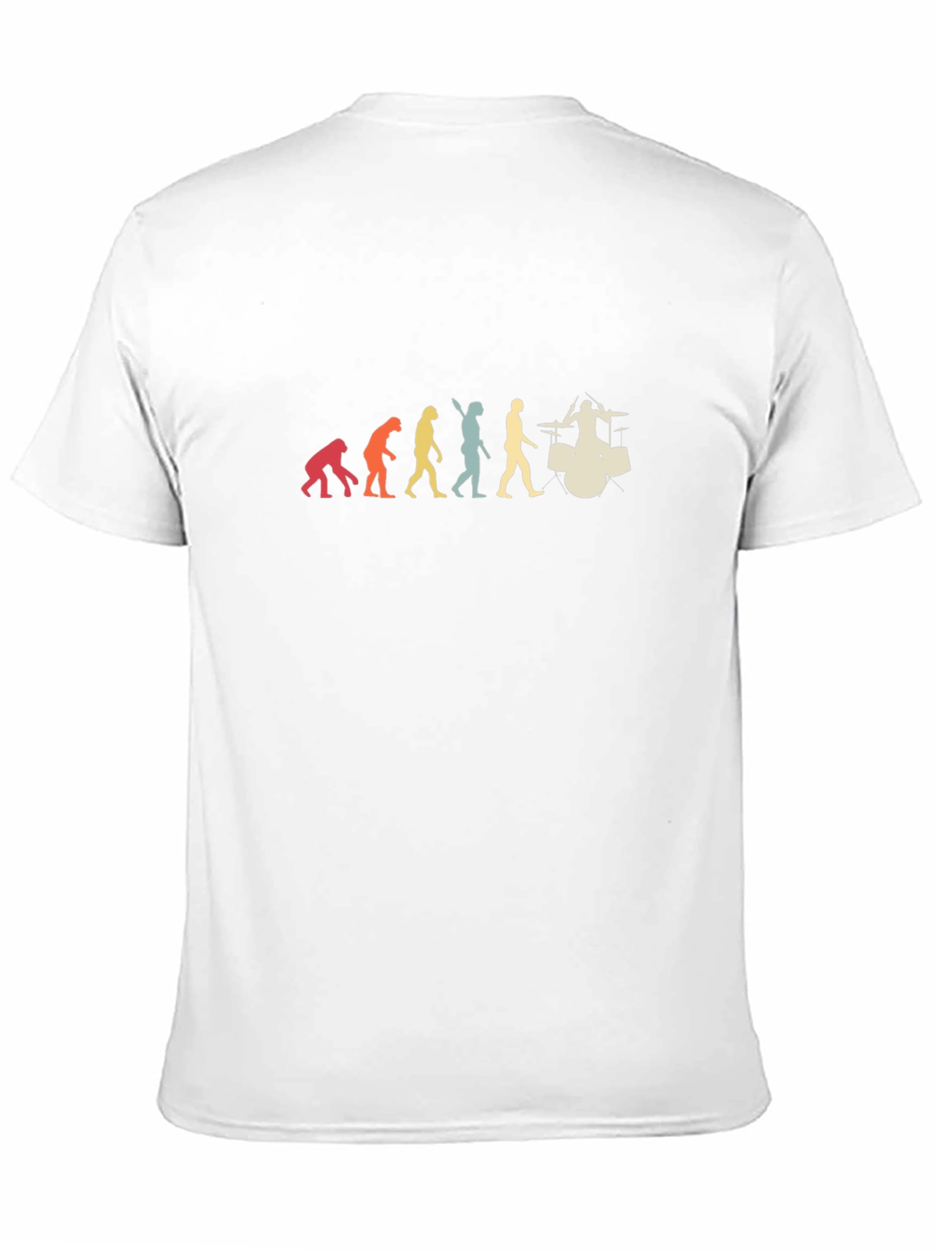 Evolution of Drummer Black T-Shirt