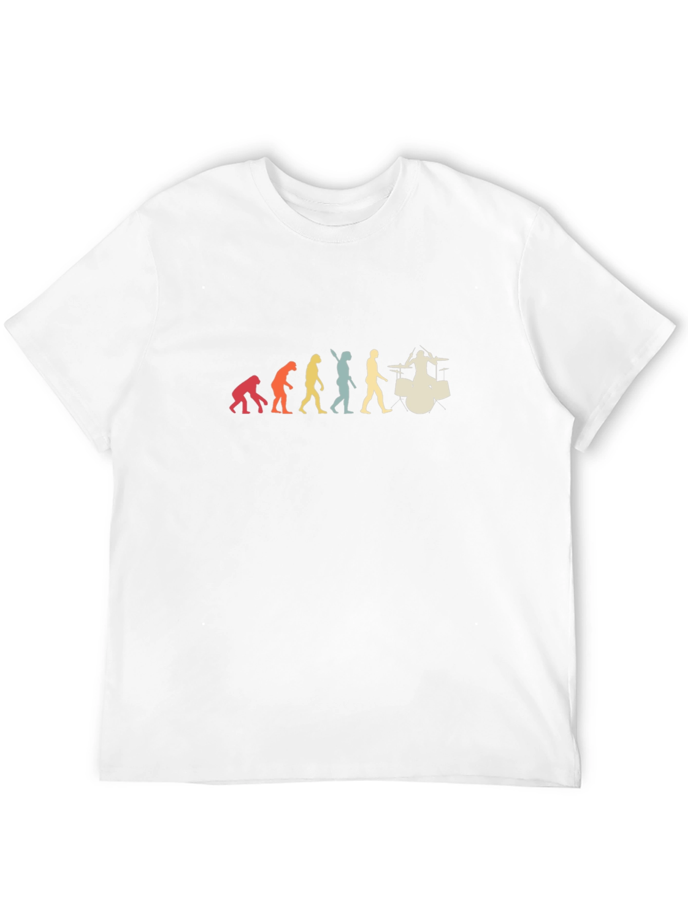 Evolution of Drummer Black T-Shirt