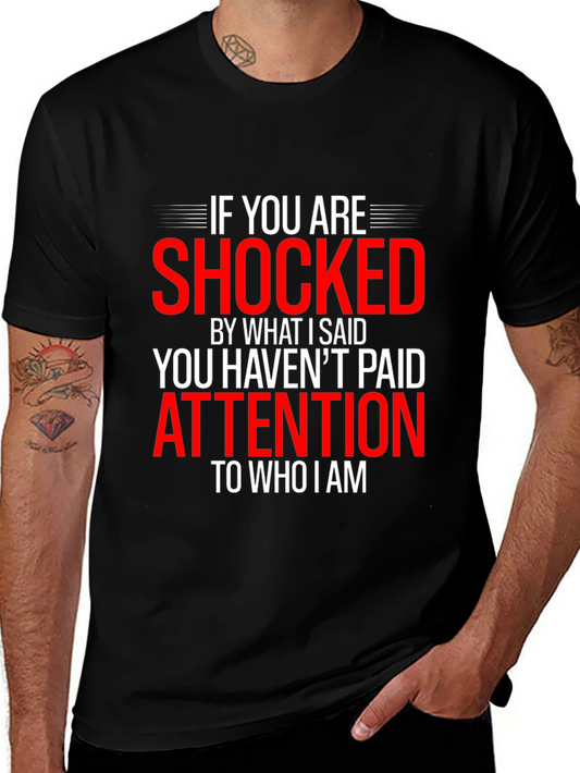Shocked Funny Graphic Tee