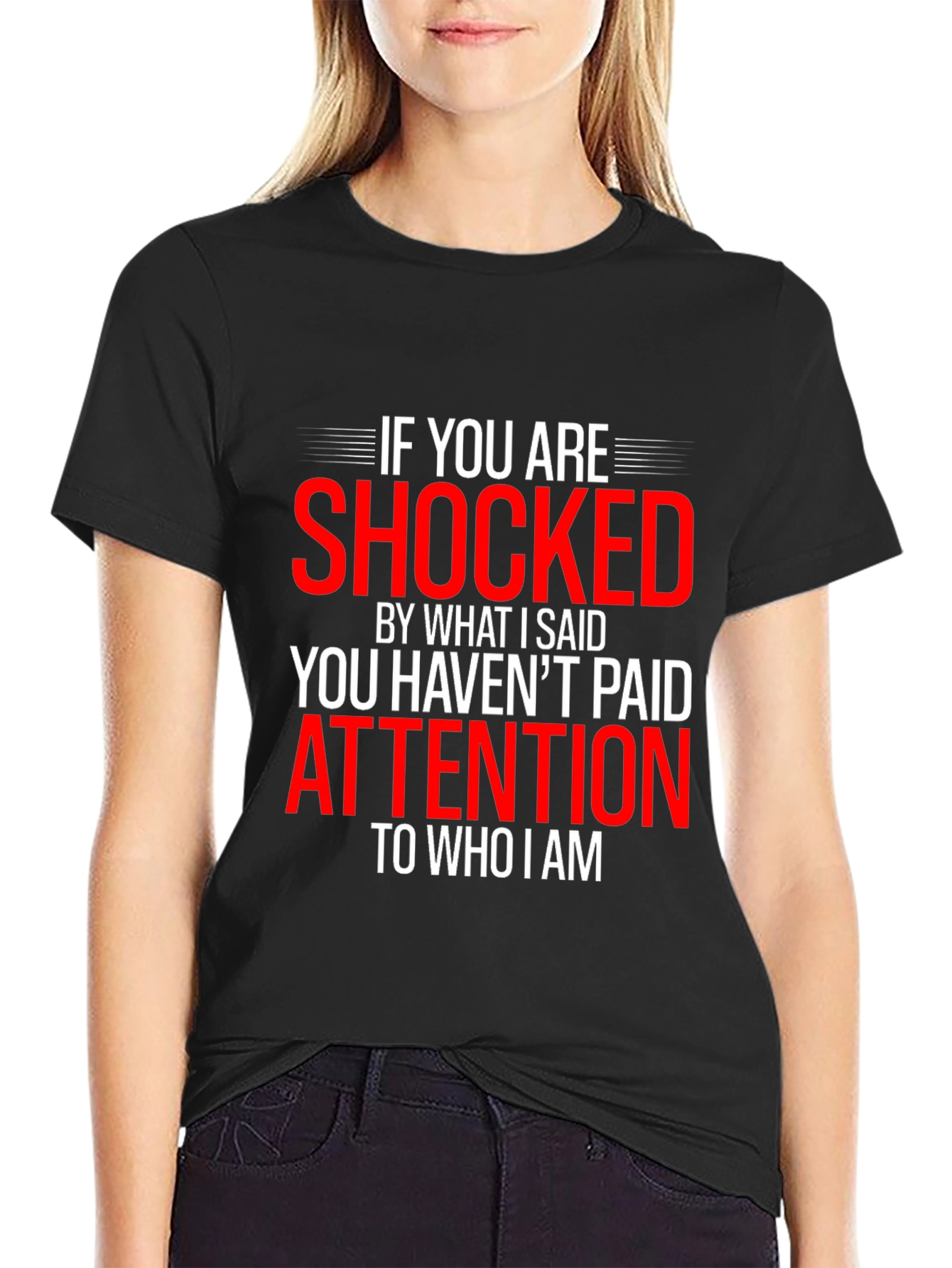 Shocked Funny Graphic Tee