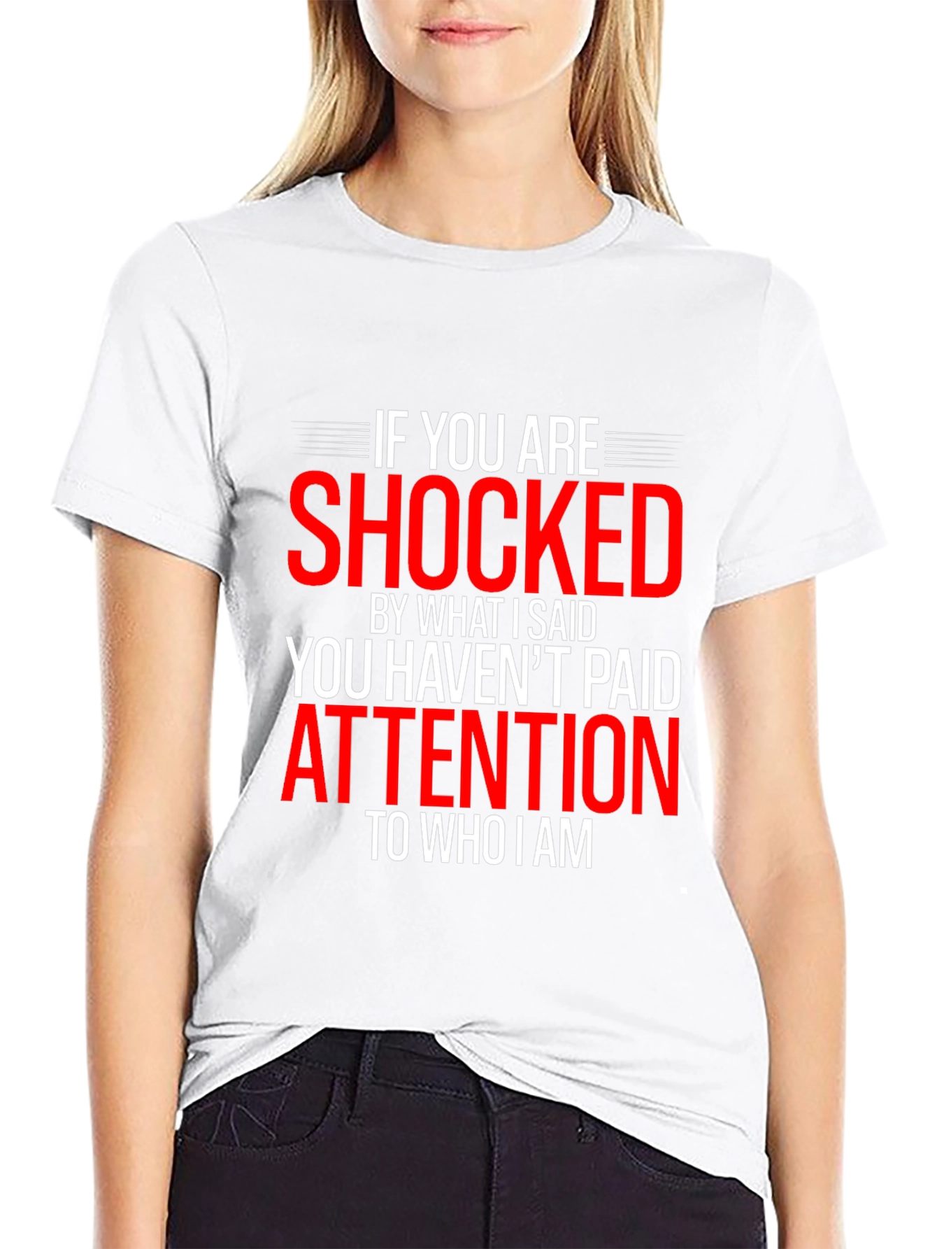 Shocked Funny Graphic Tee