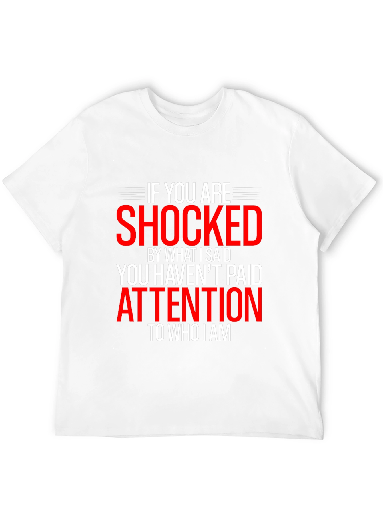 Shocked Funny Graphic Tee