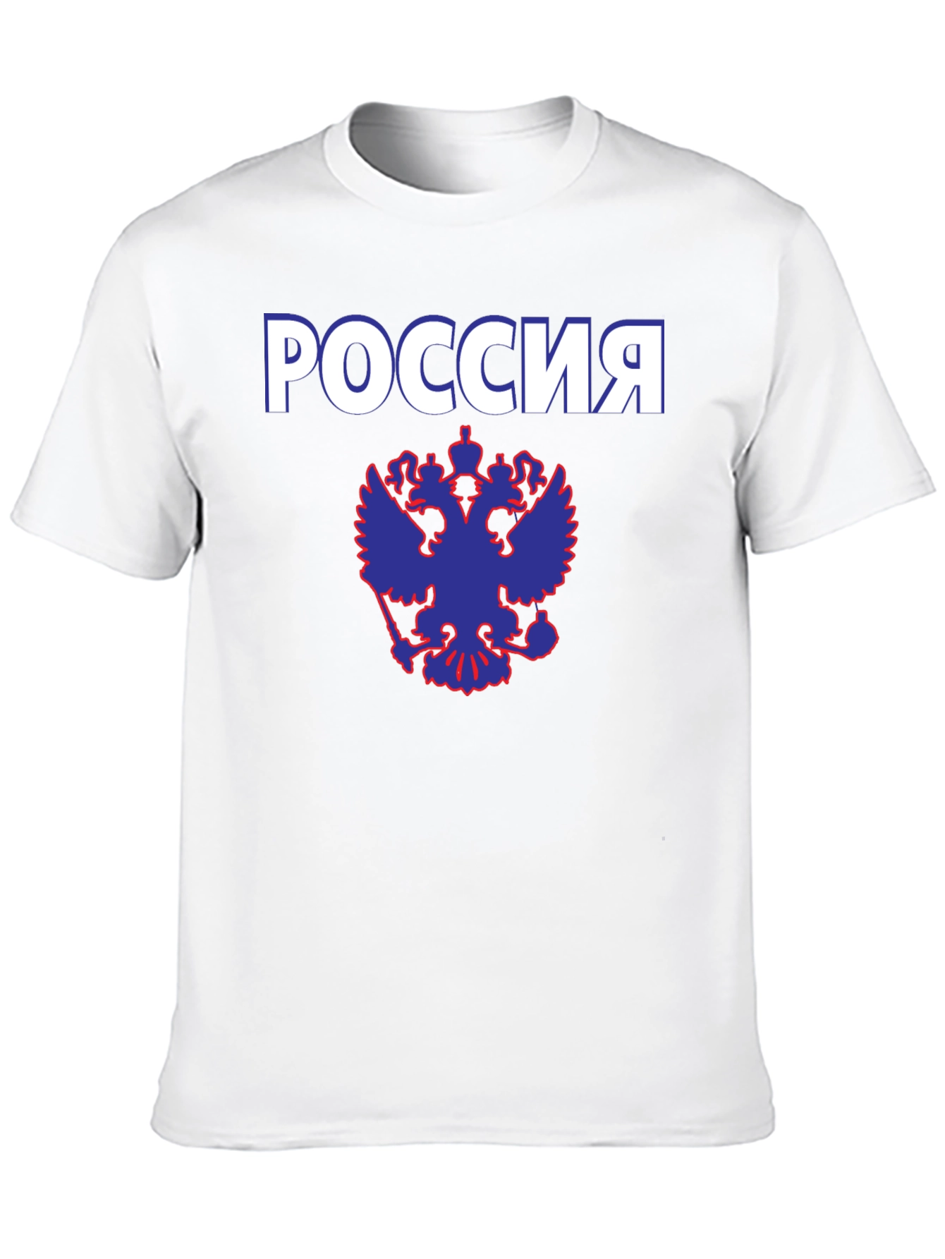 Russia T-Shirt with Eagle Emblem - Black