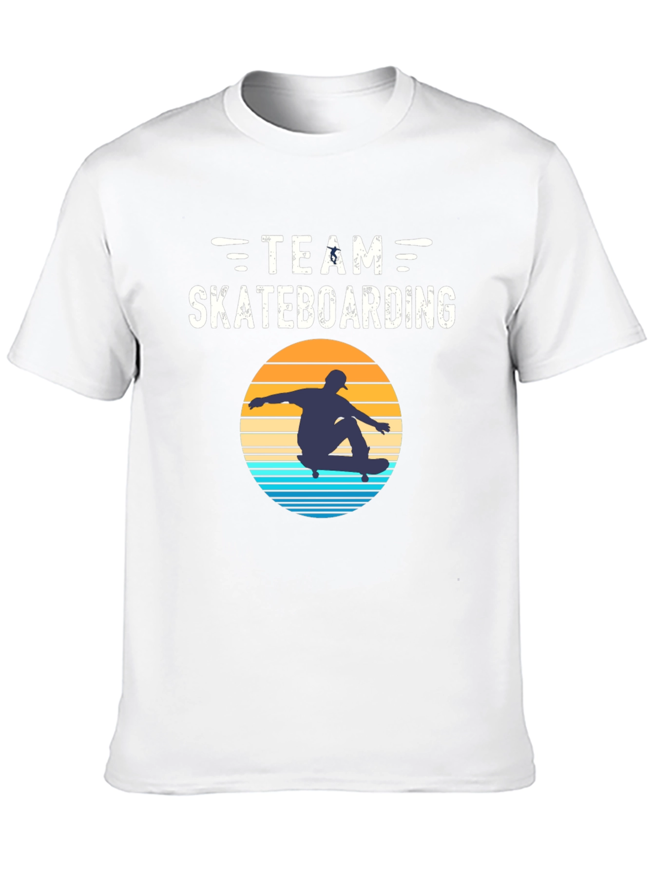 Team Skateboarding Graphic Tee - Black
