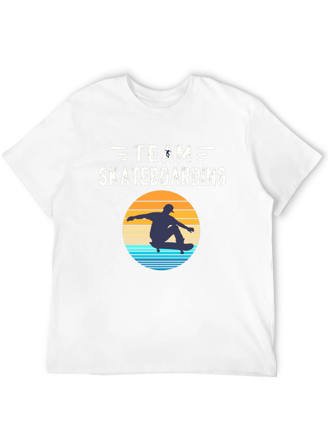 Team Skateboarding Graphic Tee - Black