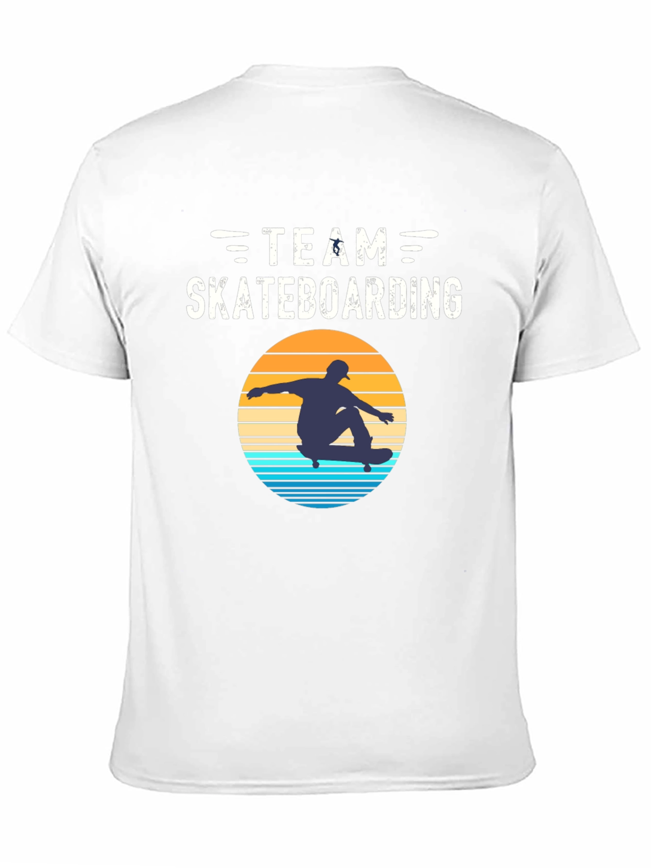 Team Skateboarding Graphic Tee - Black