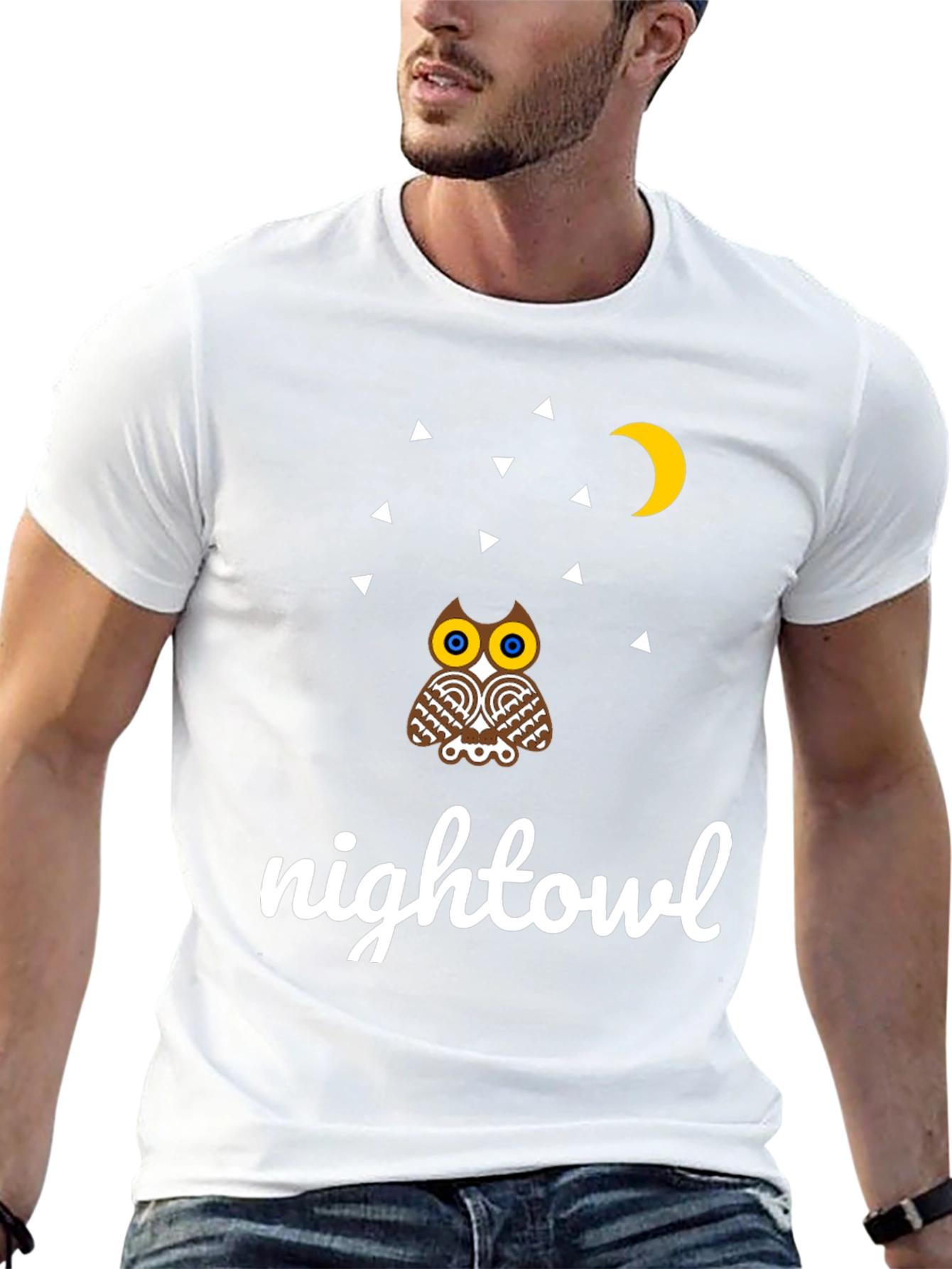 Night Owl Graphic Tee - Unique Design