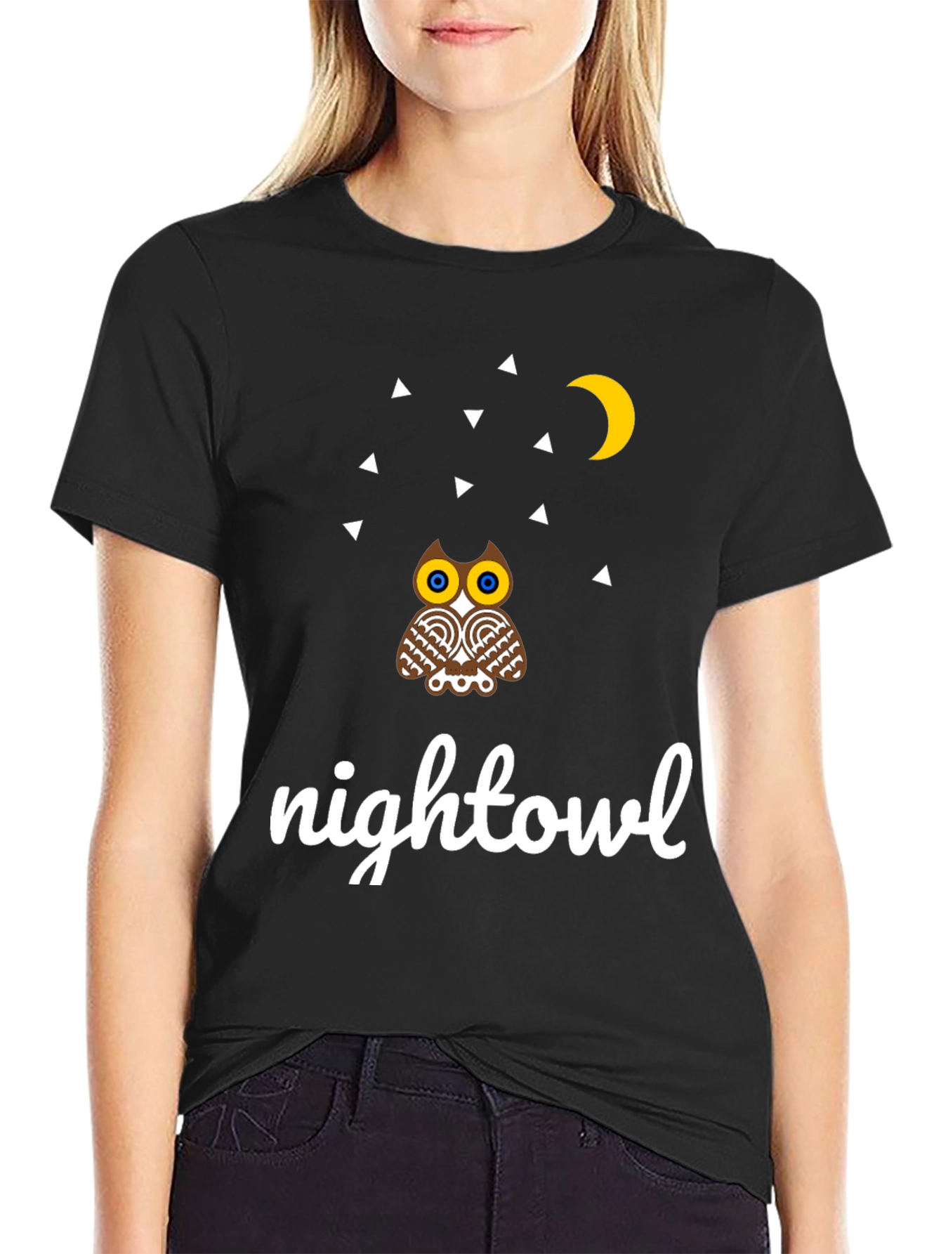 Night Owl Graphic Tee - Unique Design