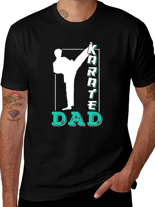 Karate Dad Graphic Tee - Martial Arts Fathers Day Shirt