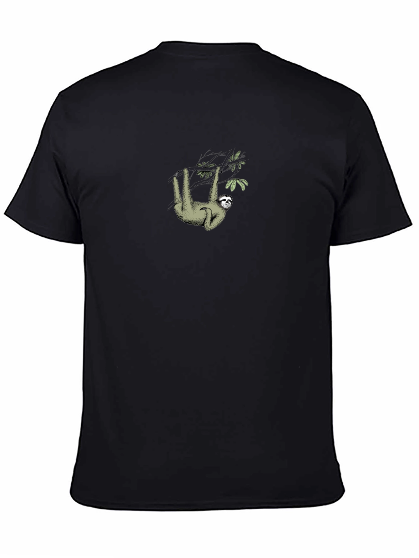 Sloth Hanging From Tree Branch Graphic Tee