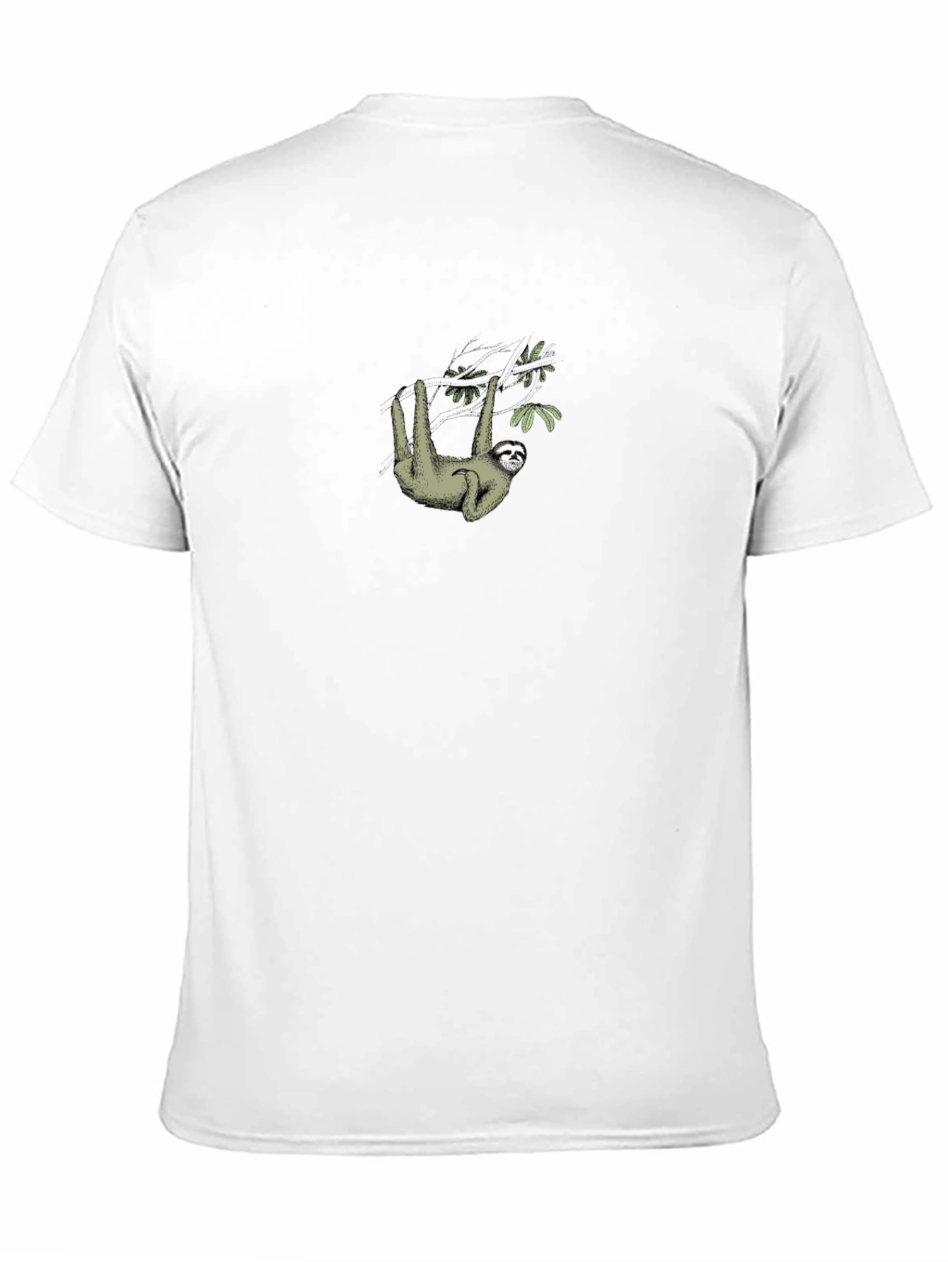 Sloth Hanging From Tree Branch Graphic Tee