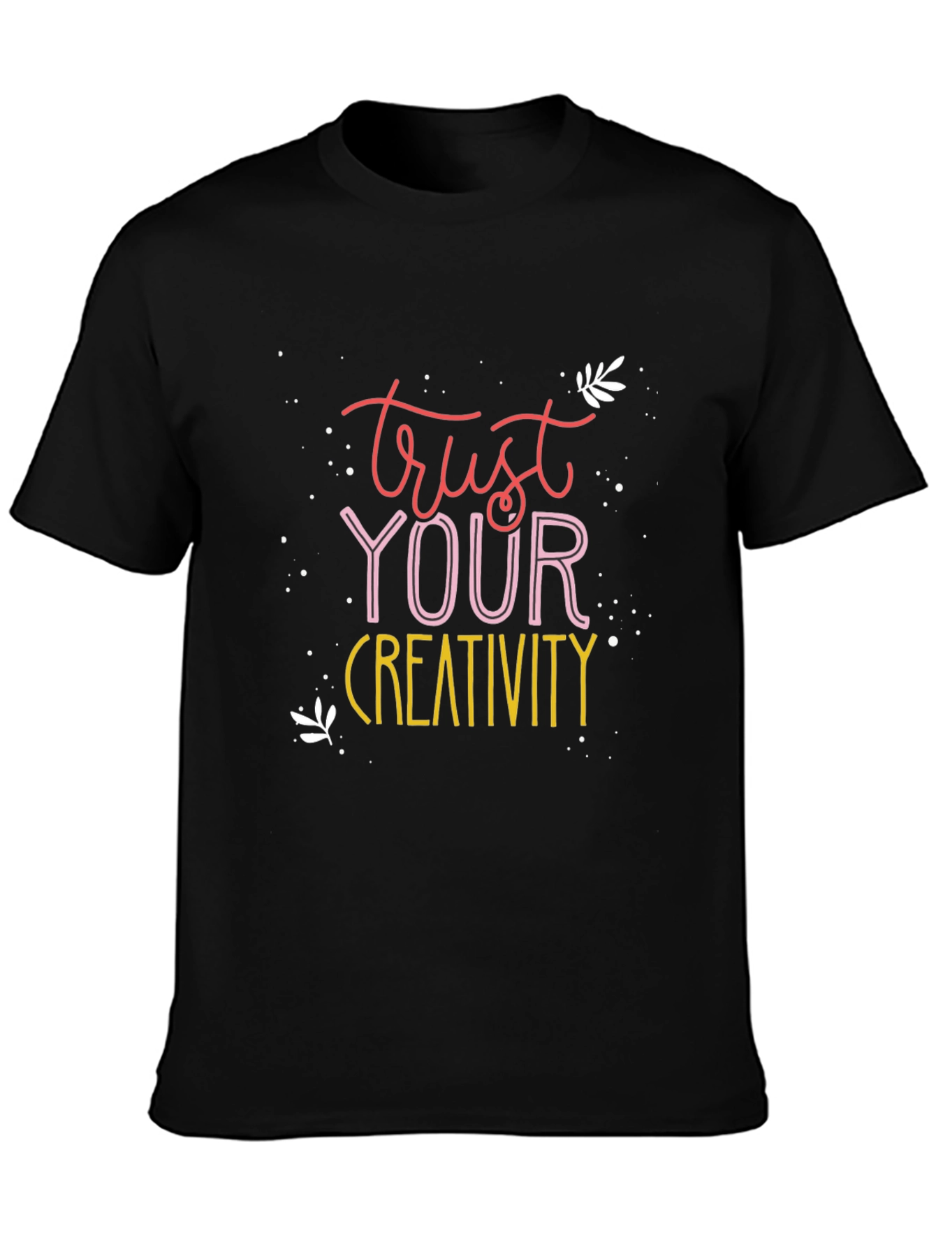 Trust Your Creativity Graphic Tee - Black