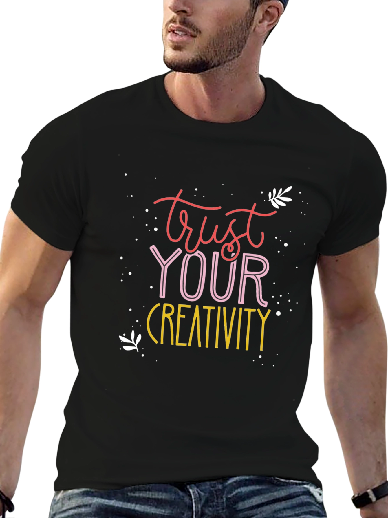 Trust Your Creativity Graphic Tee - Black