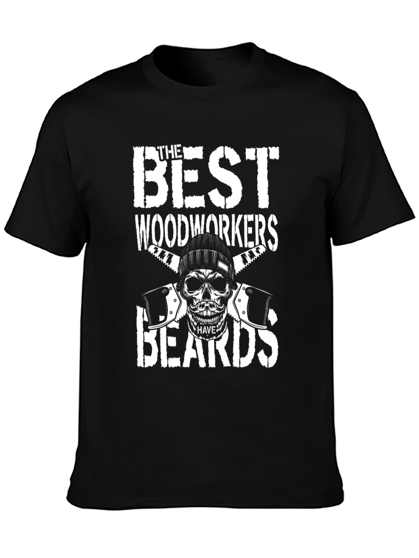 Woodworker Skull T-Shirt - Best Beards