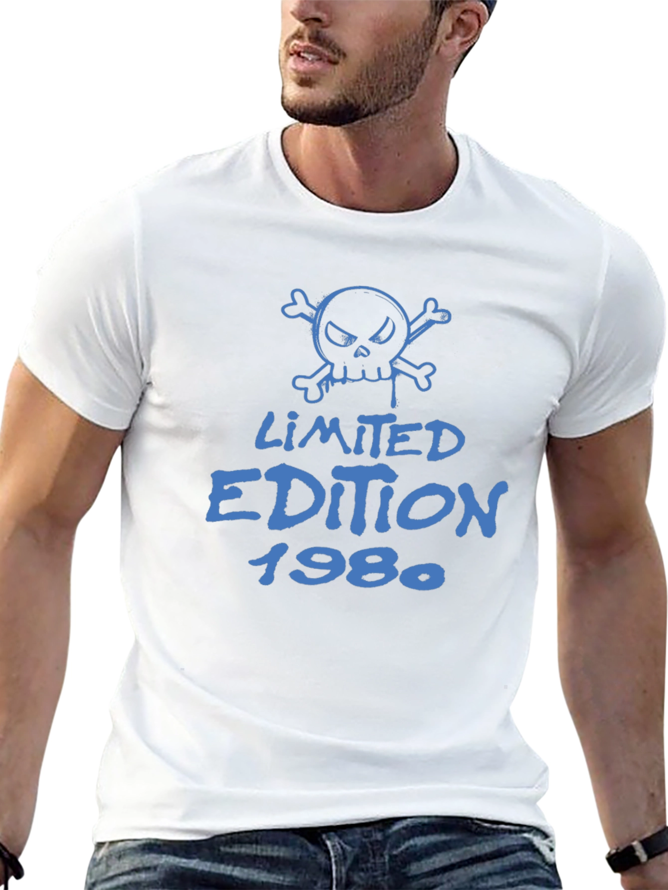 Limited Edition 1980 T-Shirt Skull Design