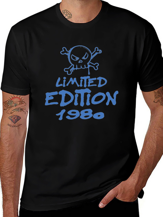 Limited Edition 1980 T-Shirt Skull Design