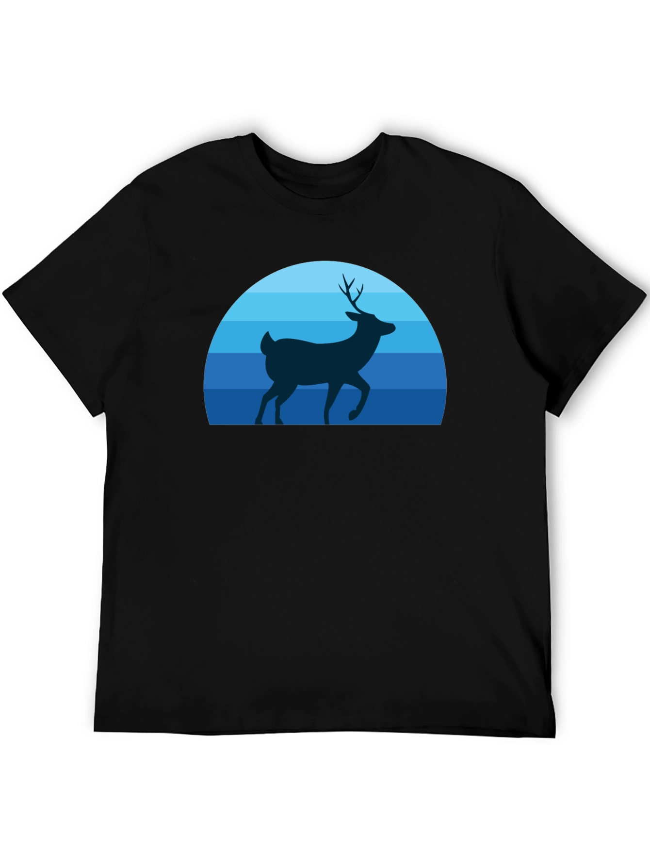 Deer Silhouette Graphic T-Shirt