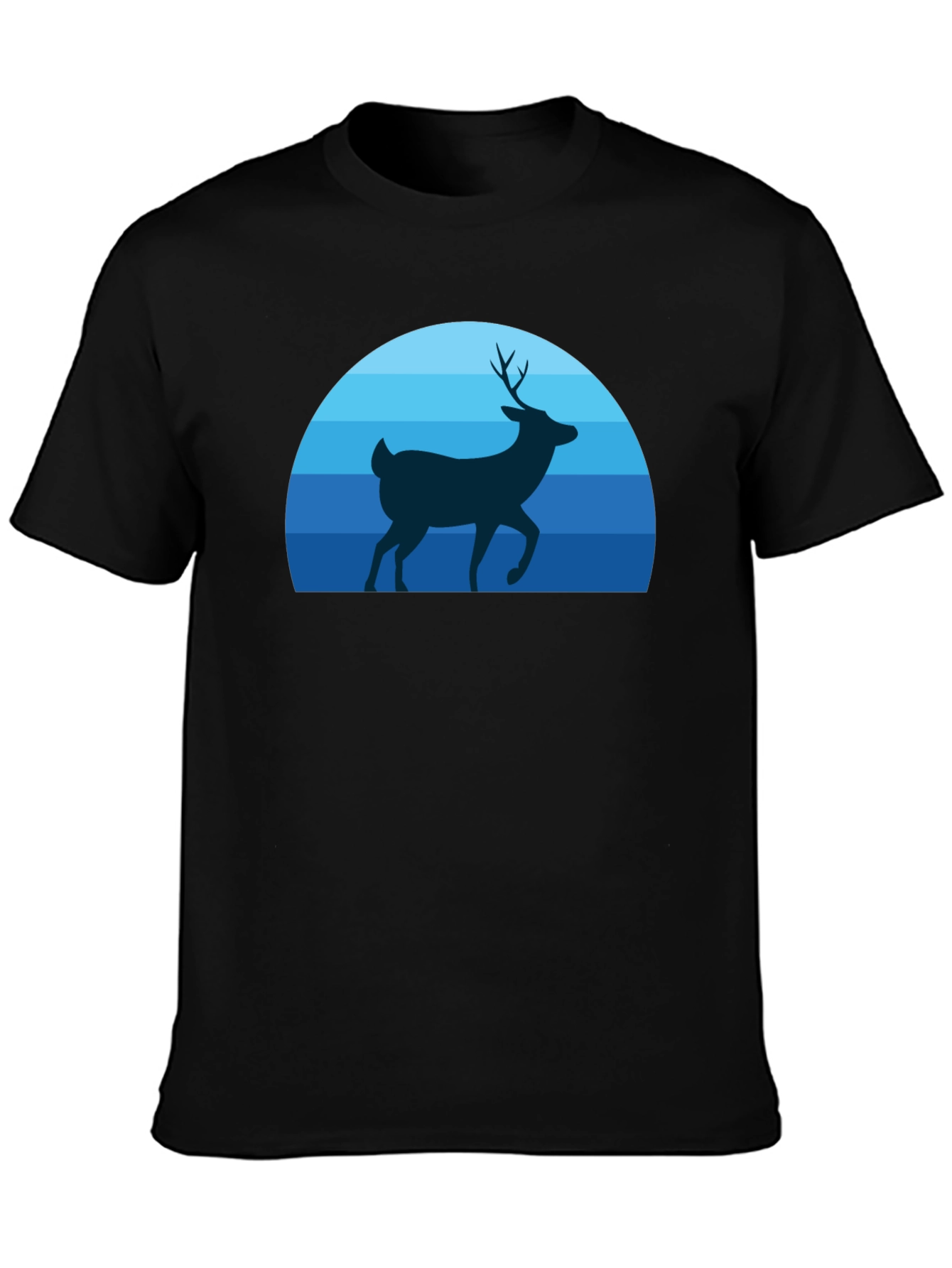 Deer Silhouette Graphic T-Shirt
