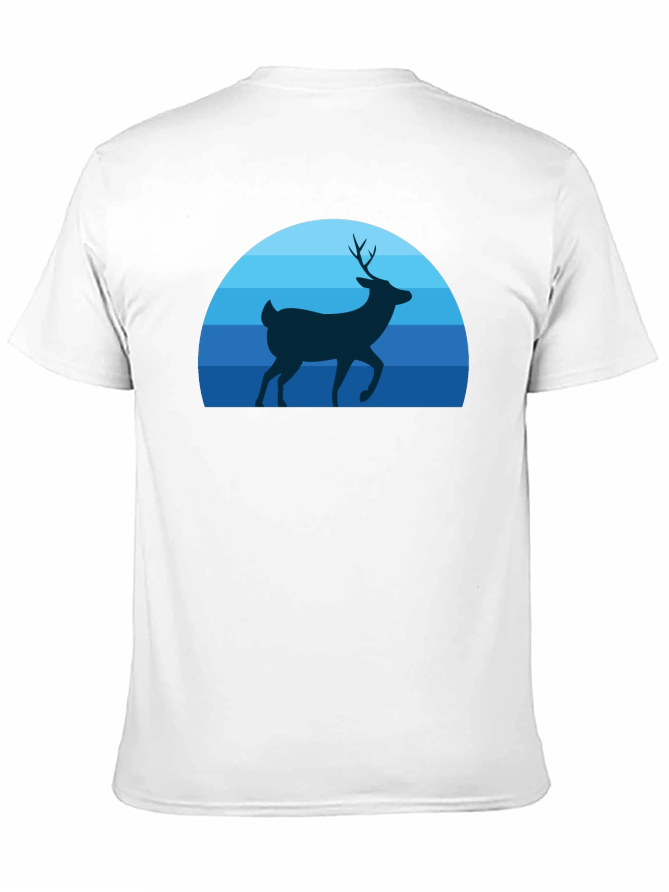 Deer Silhouette Graphic T-Shirt