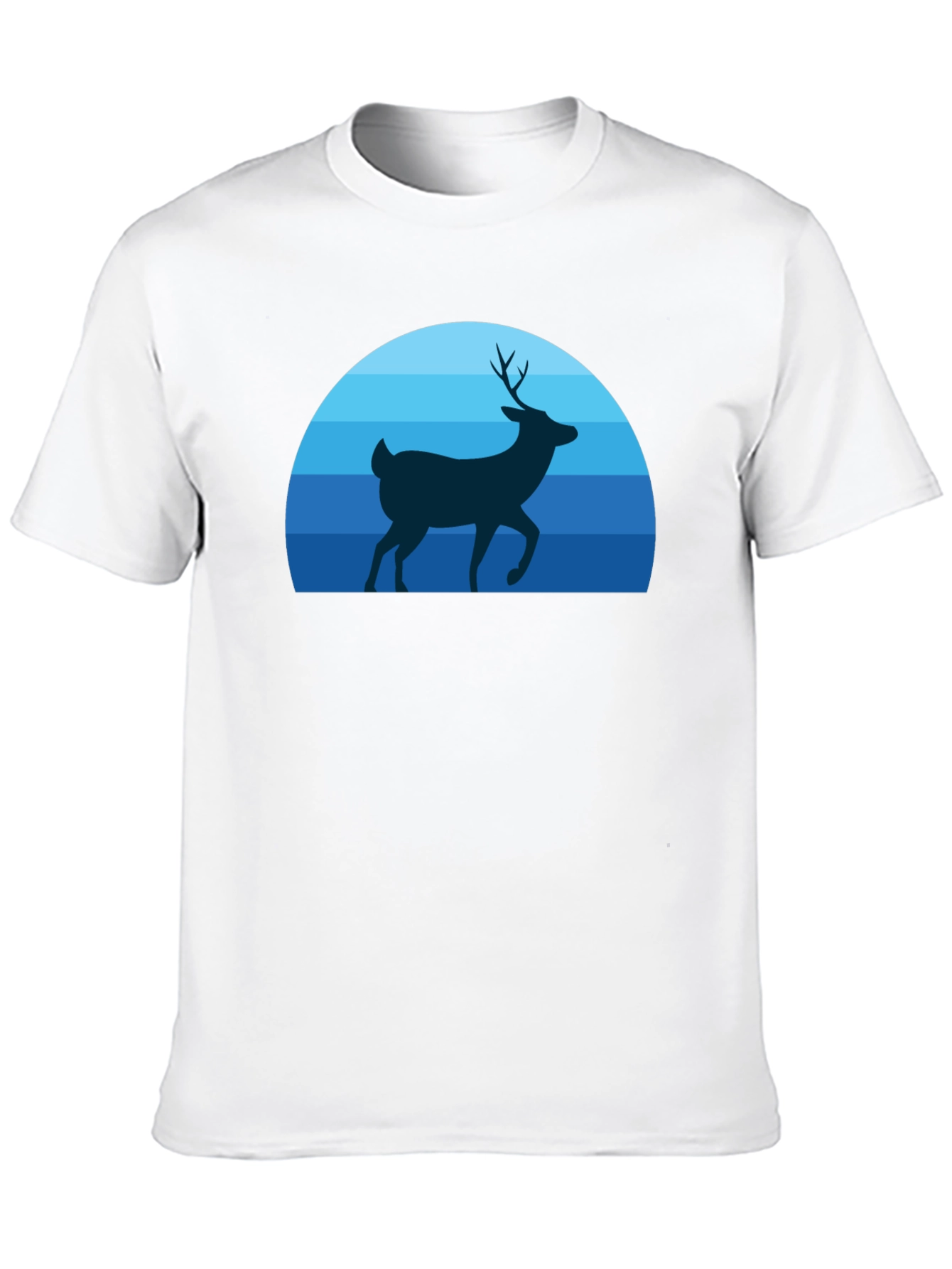 Deer Silhouette Graphic T-Shirt
