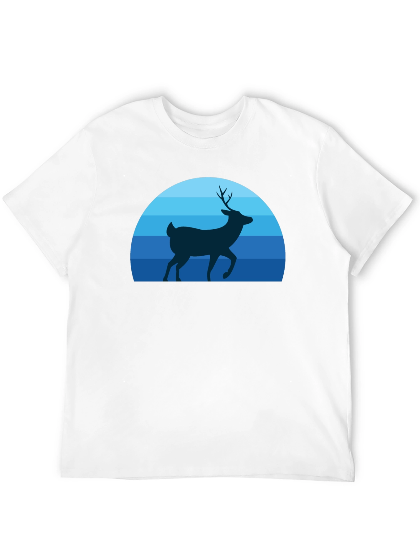 Deer Silhouette Graphic T-Shirt