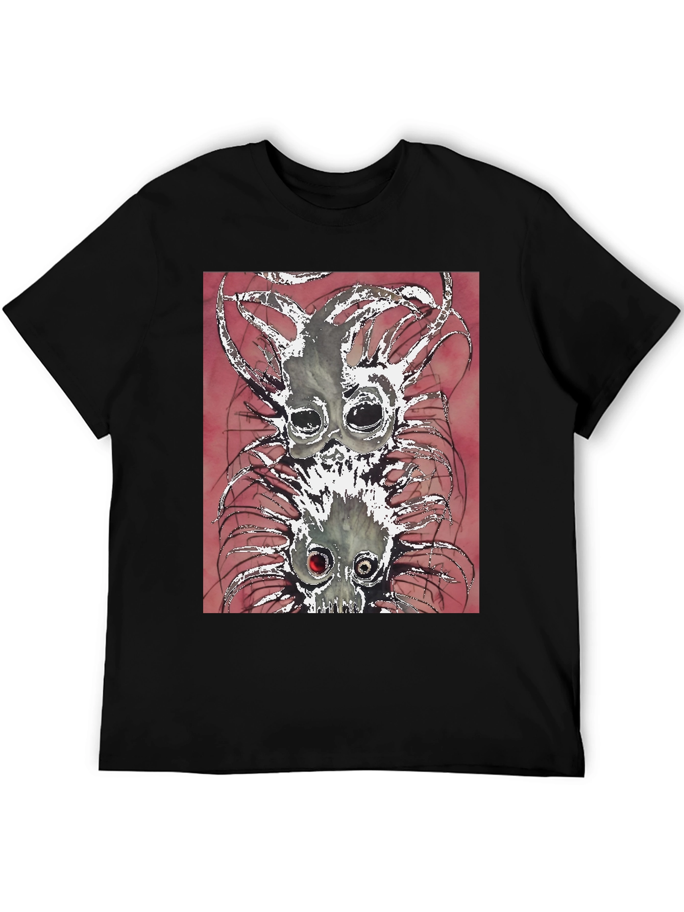 Unique Creature Graphic Black Tee