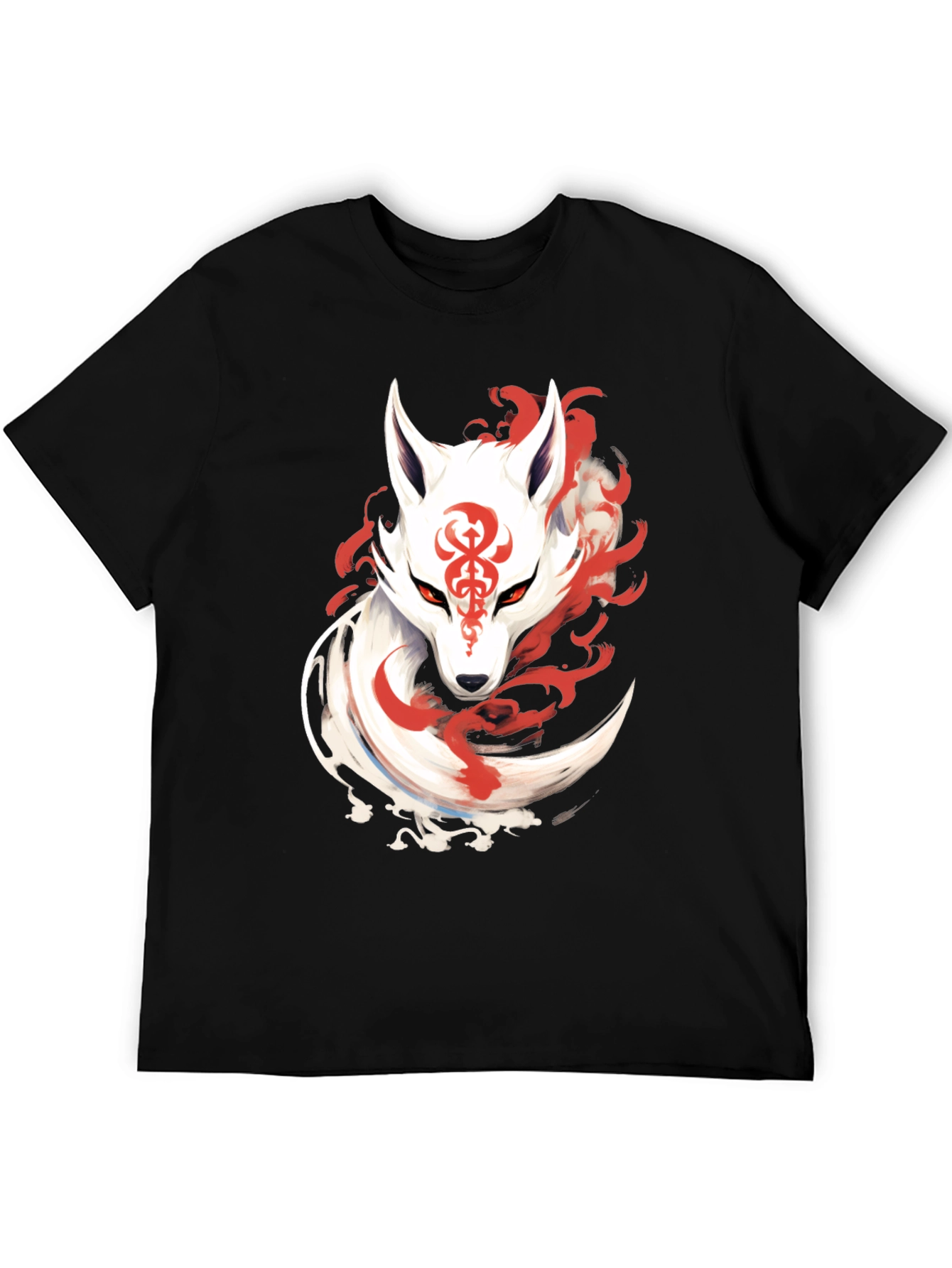 Mystic Fox Graphic Tee - Anime Style Print