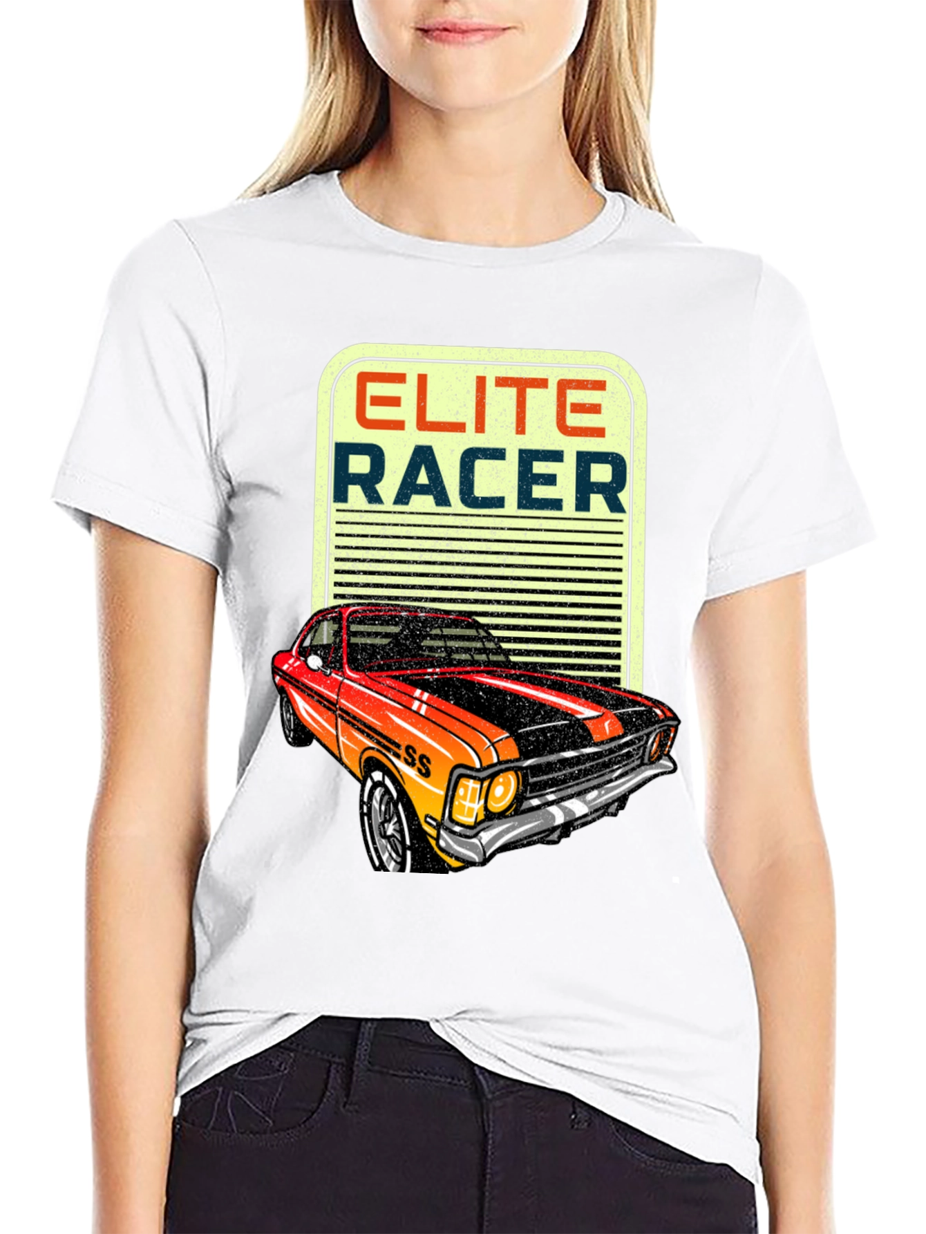 Elite Racer Graphic Tee - Classic Car Design
