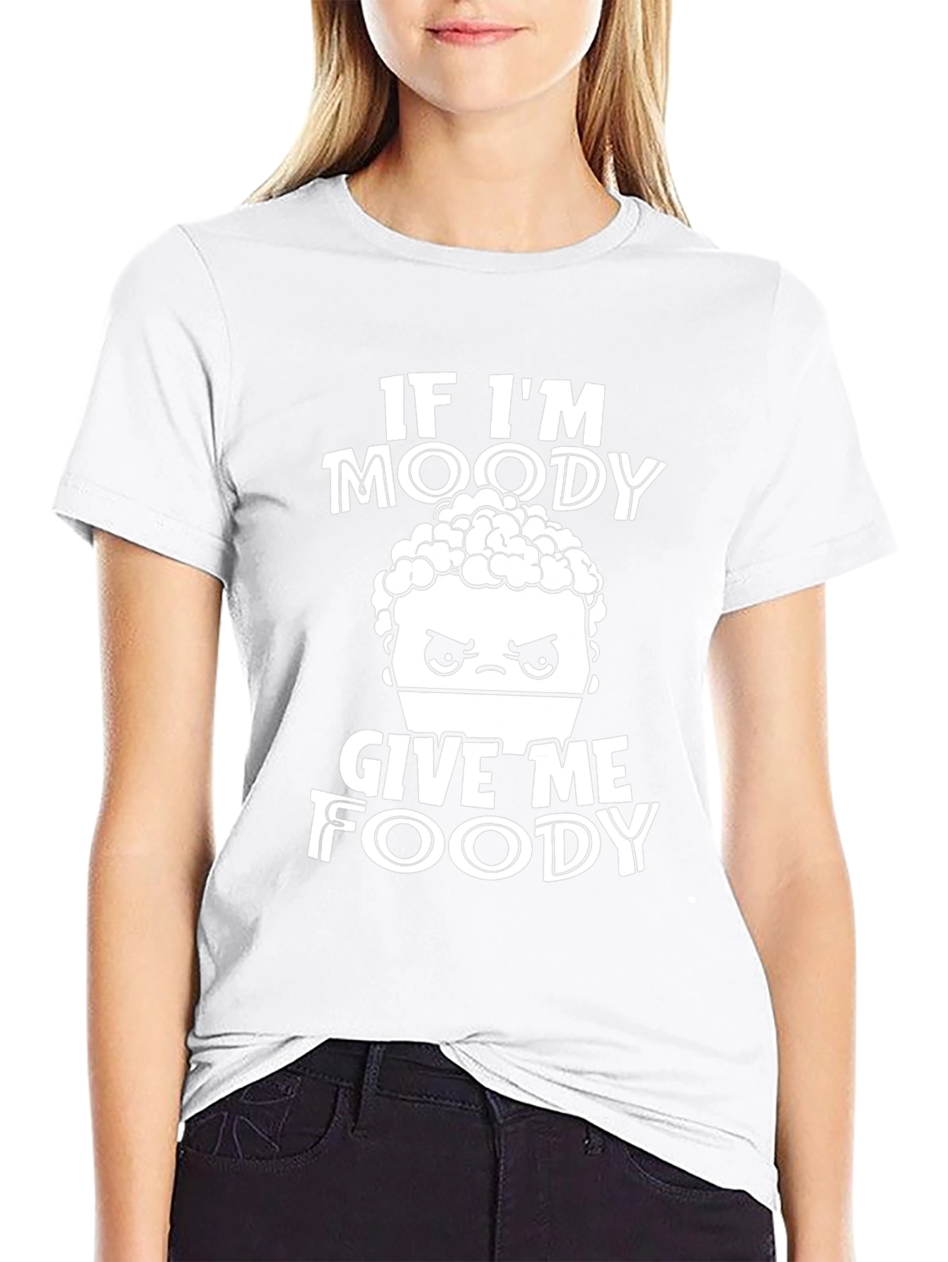 Moody Foody Graphic Tee - Funny T-Shirt