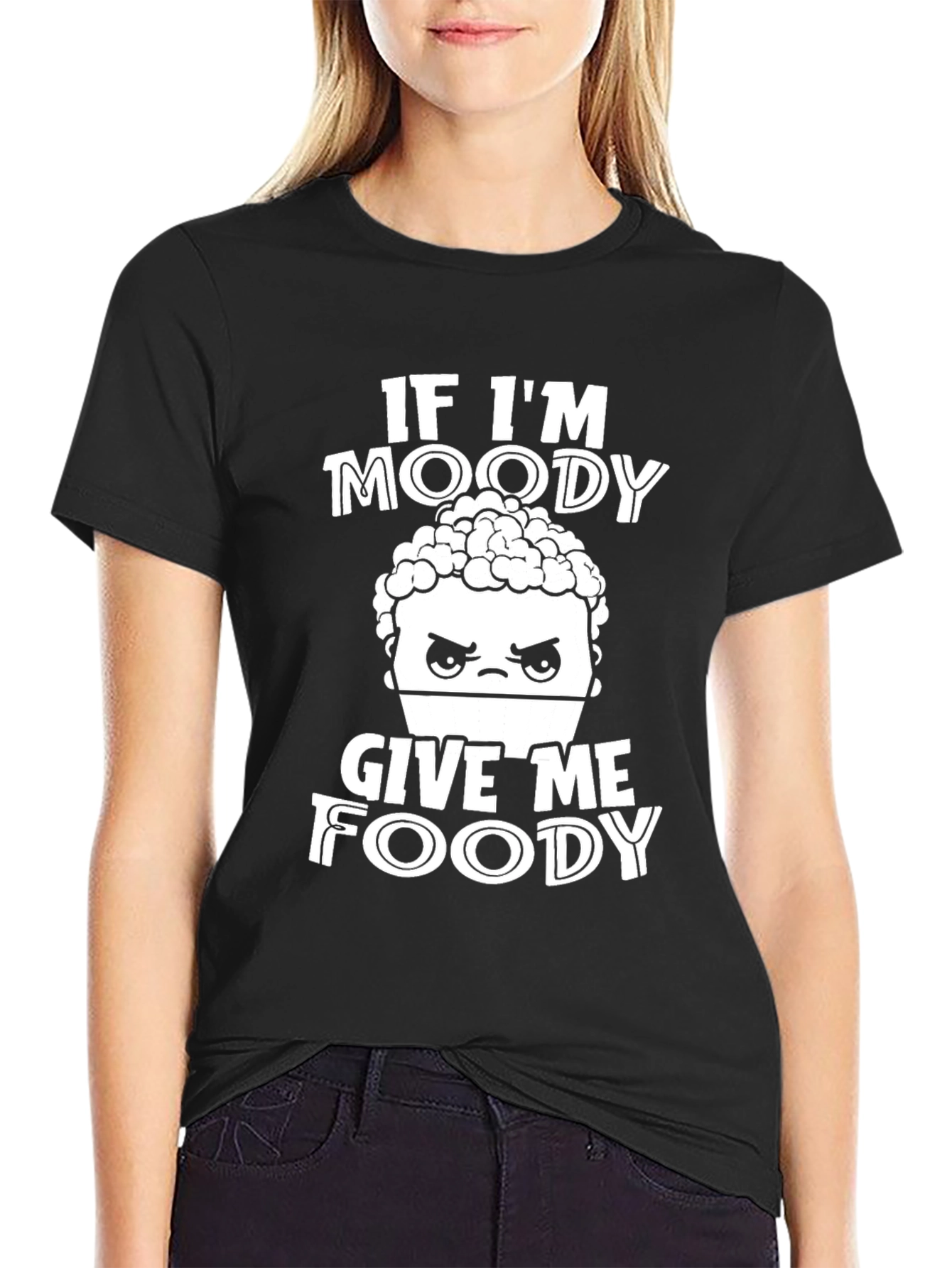 Moody Foody Graphic Tee - Funny T-Shirt
