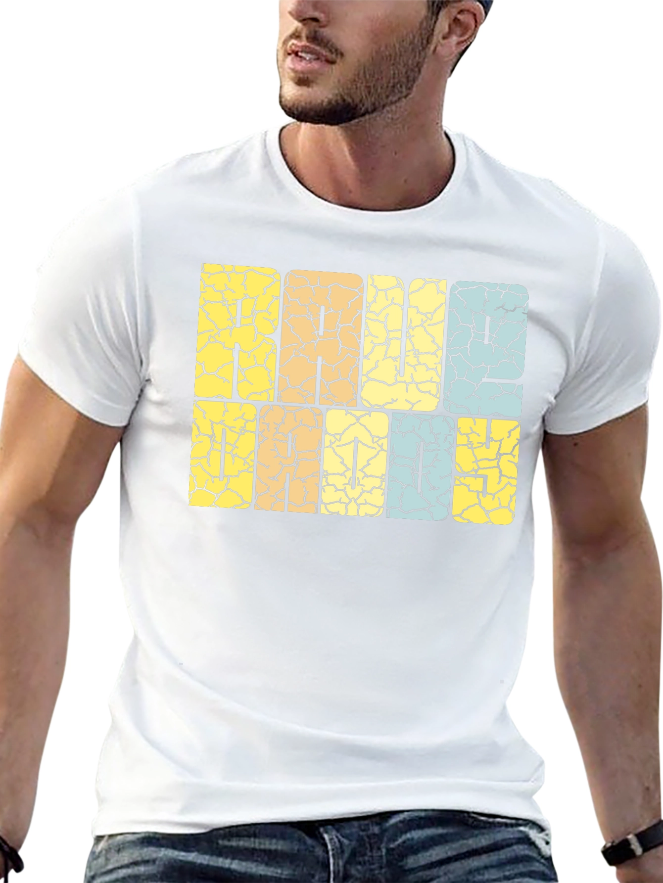 Retro Game Daddy Black T-Shirt