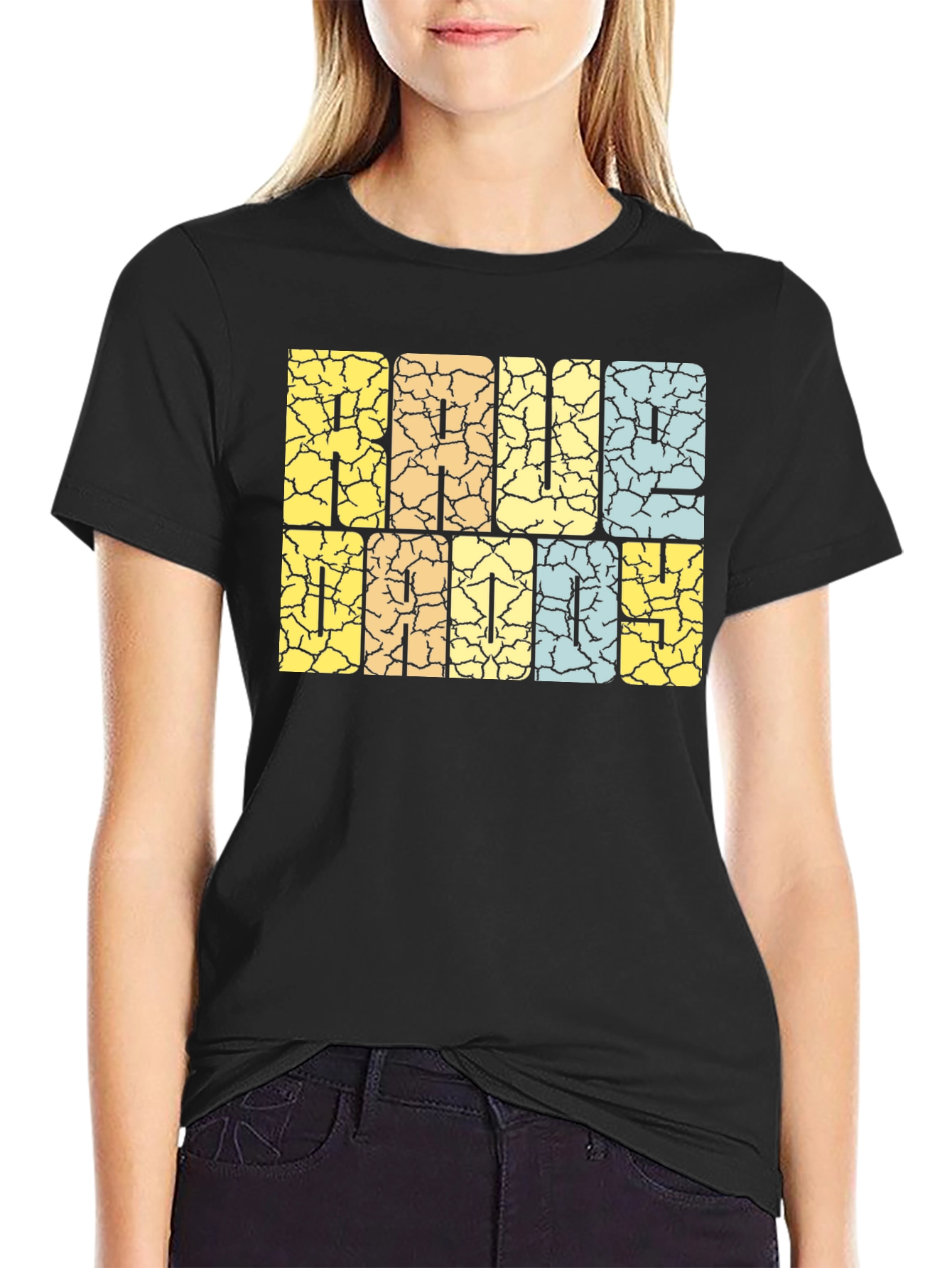 Retro Game Daddy Black T-Shirt