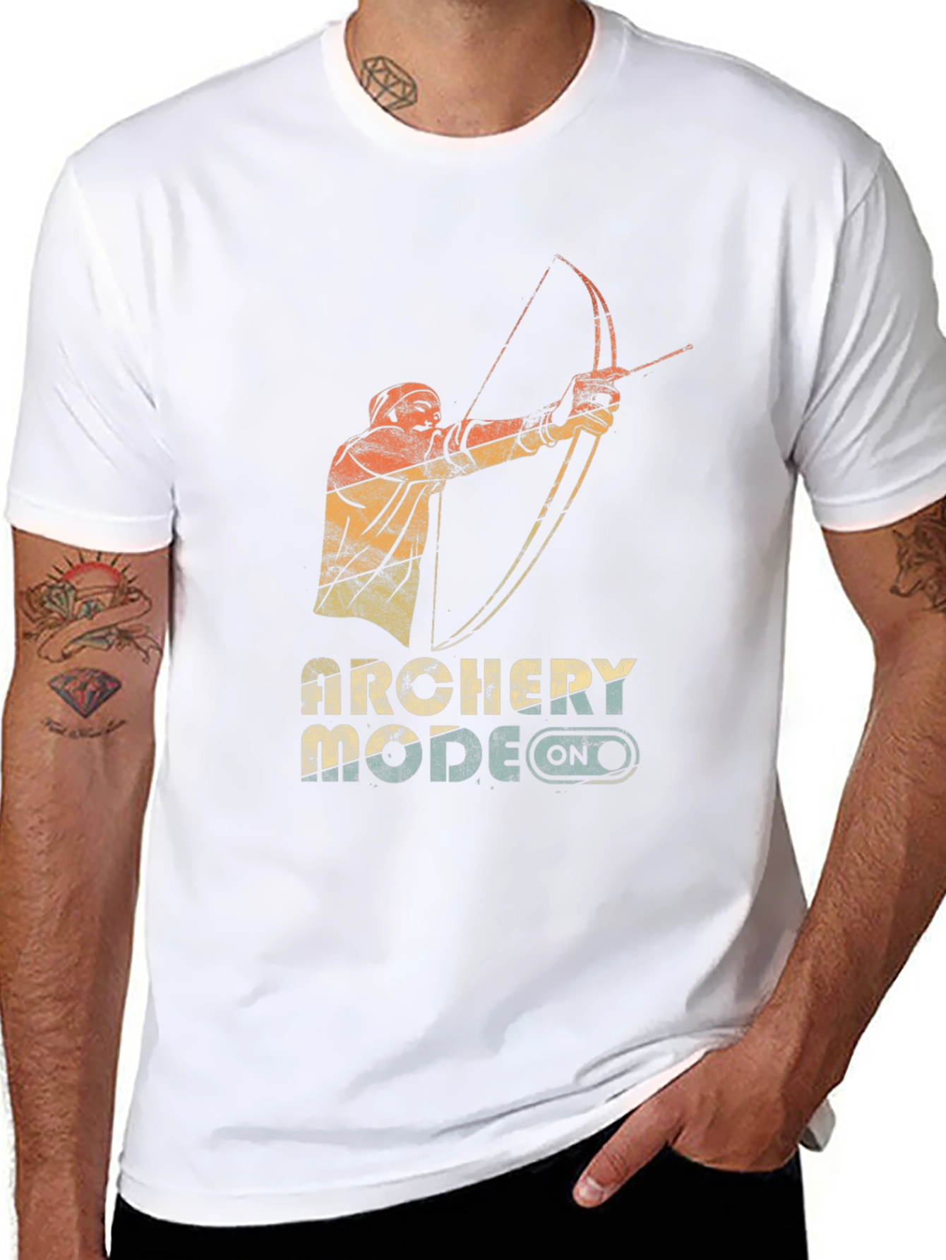 Archery Mode On - Graphic T-Shirt