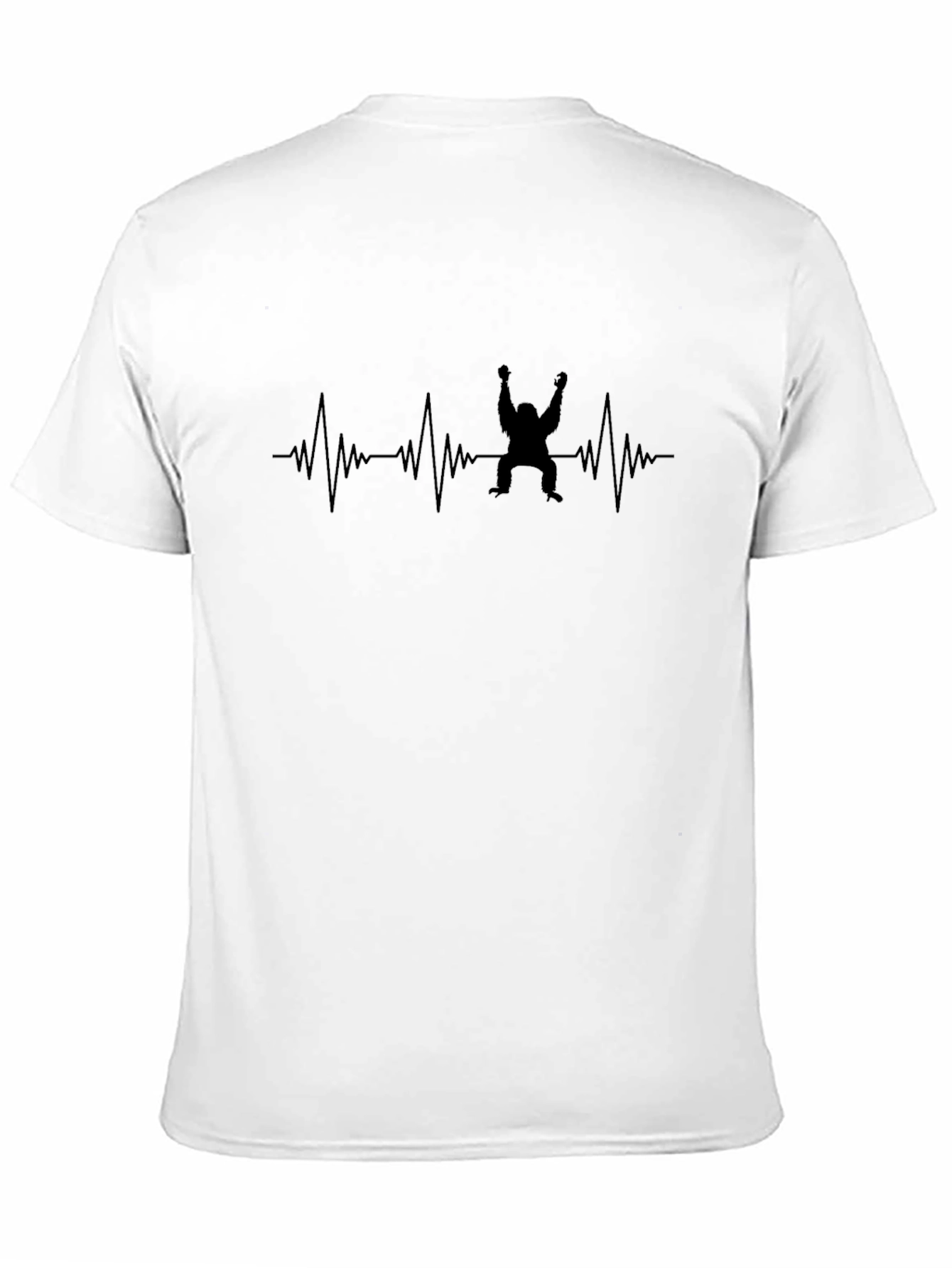 Heartbeat Rock Climbing T-Shirt - Black