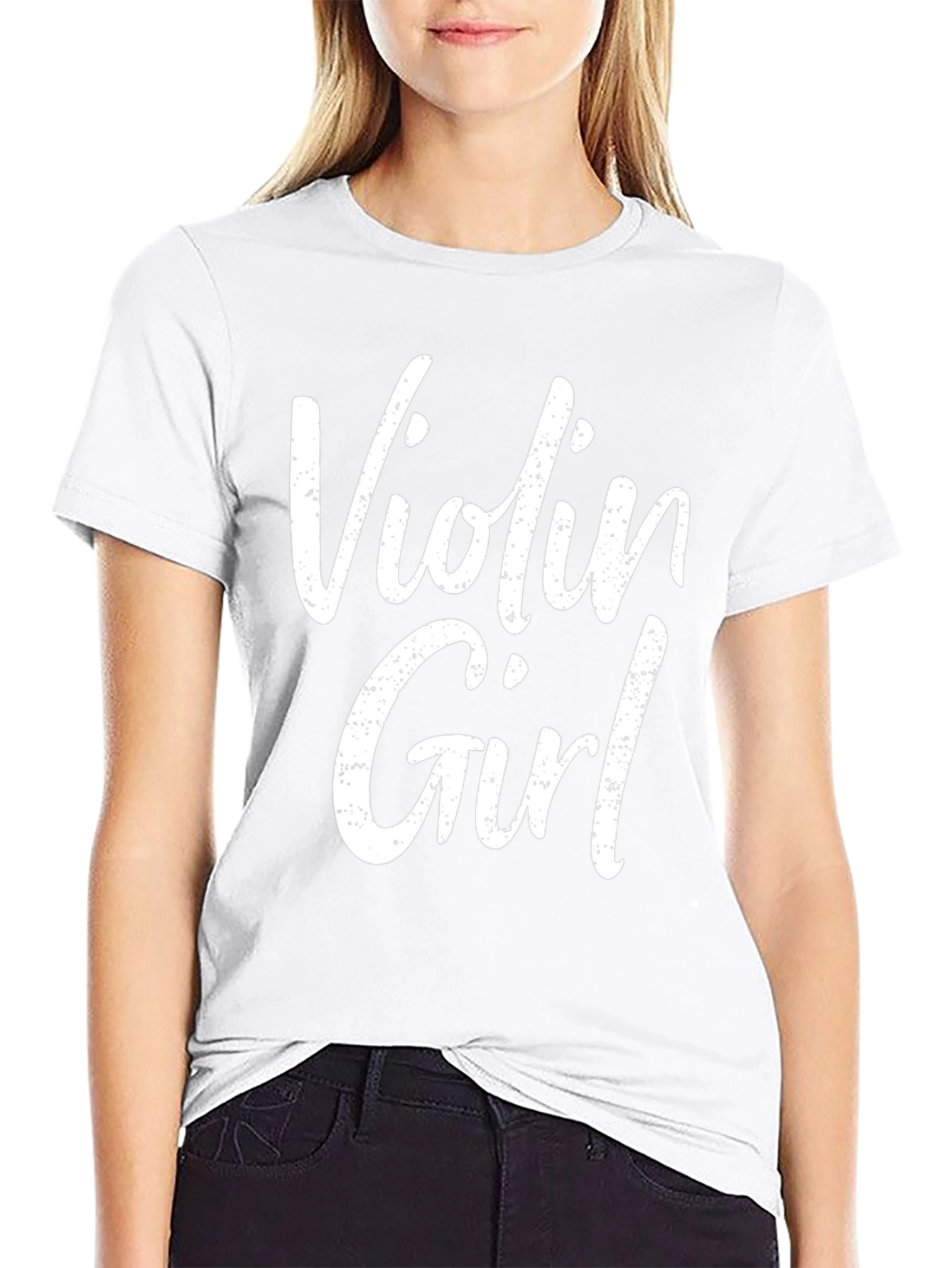 Violin Girl T-Shirt - Music Lover Tee