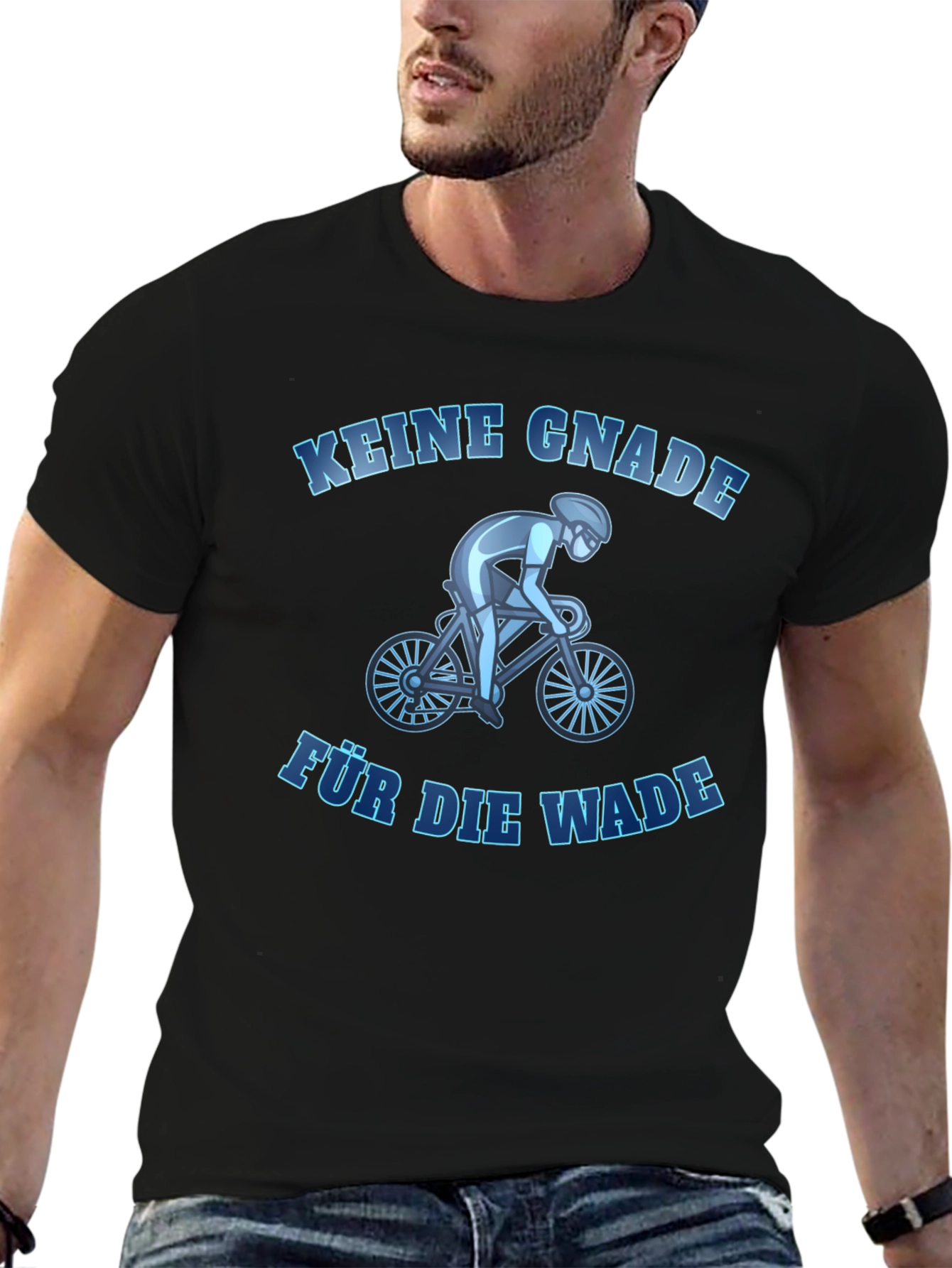 Cyclist Keine Gnade Graphic T-Shirt