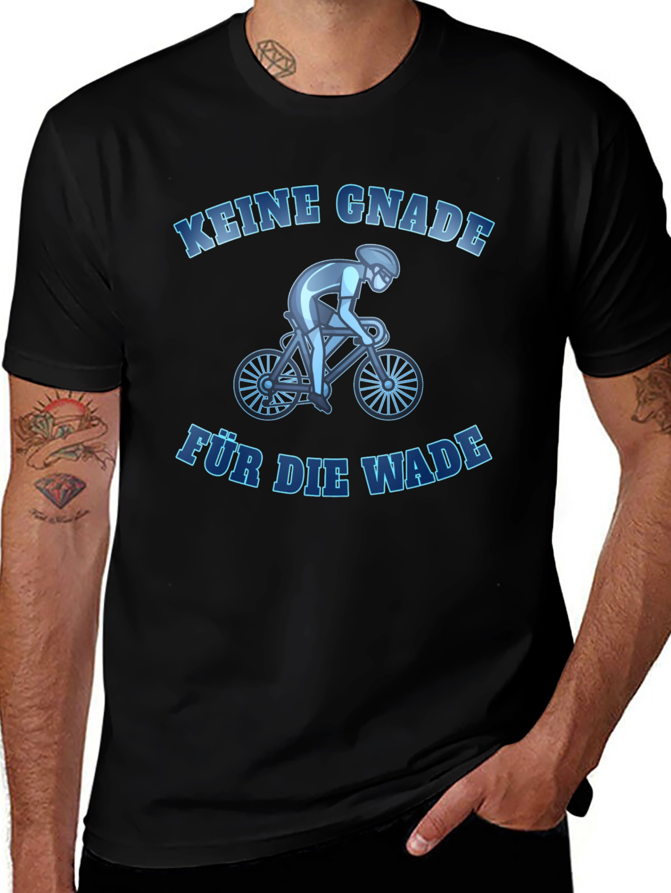 Cyclist Keine Gnade Graphic T-Shirt