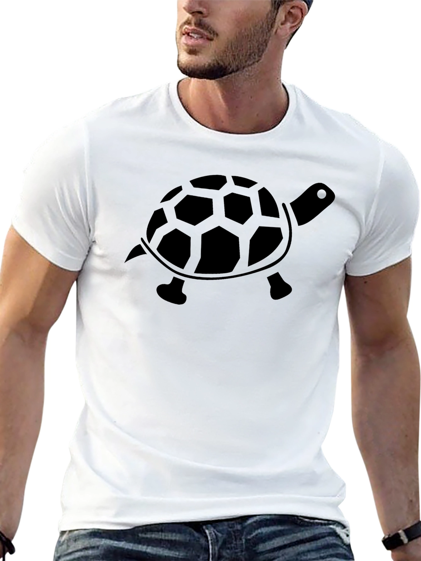 Black Turtle Graphic Tee - Relaxed Fit