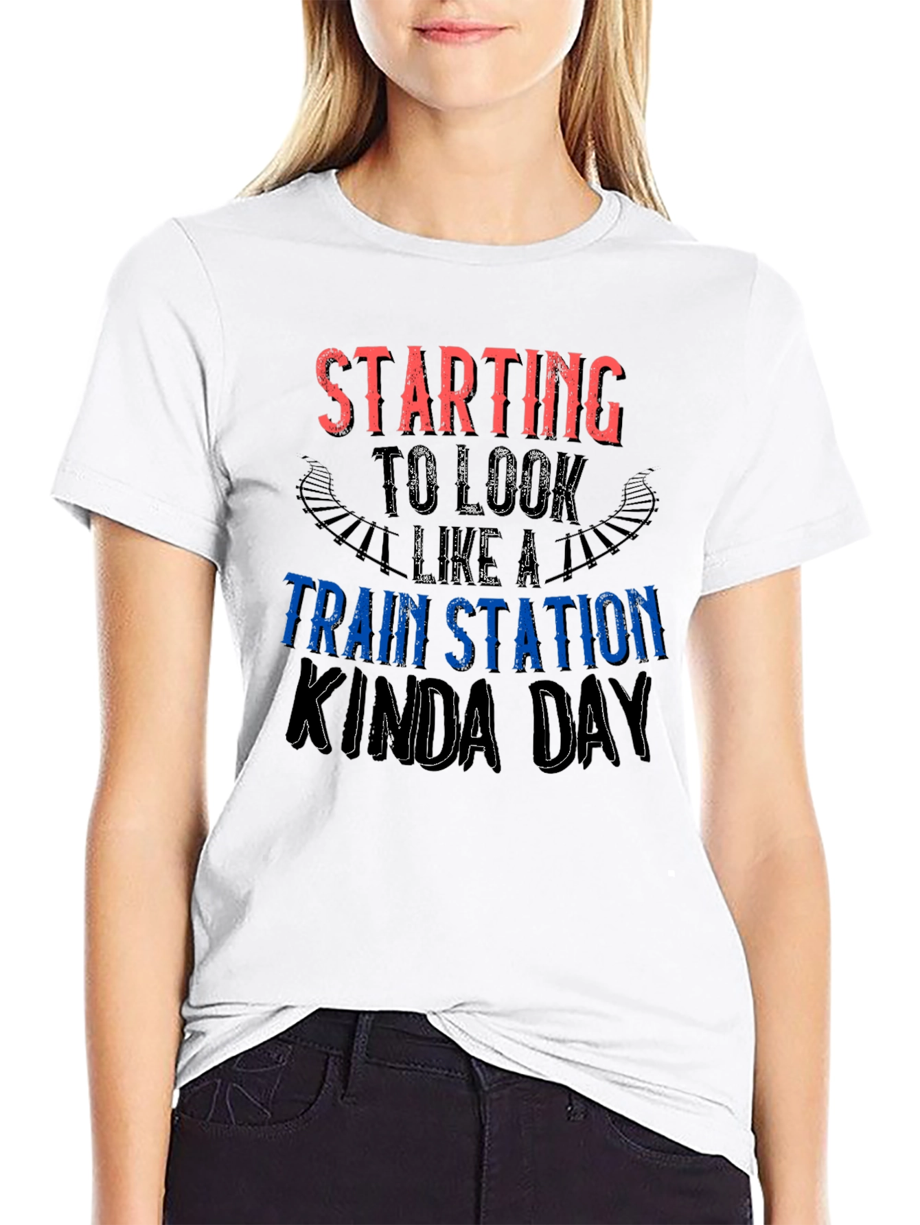 Train Station Kinda Day Graphic Tee