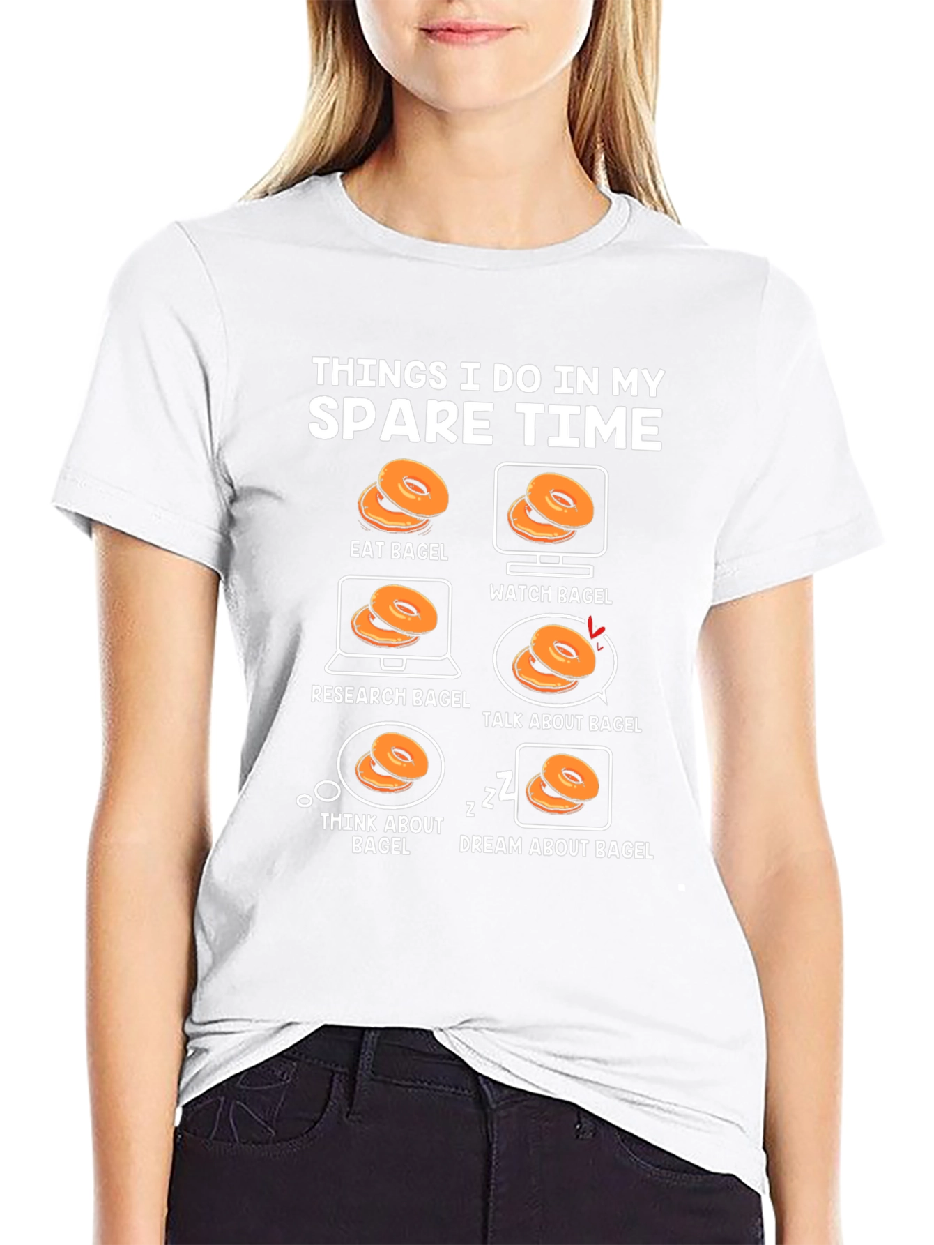Bagel Lover T-Shirt: Spare Time Activities