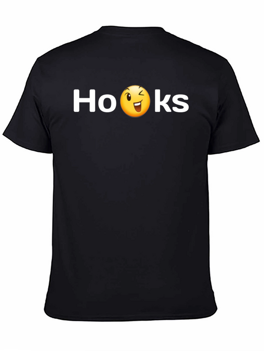Hooks Funny Emoji Wink Tee